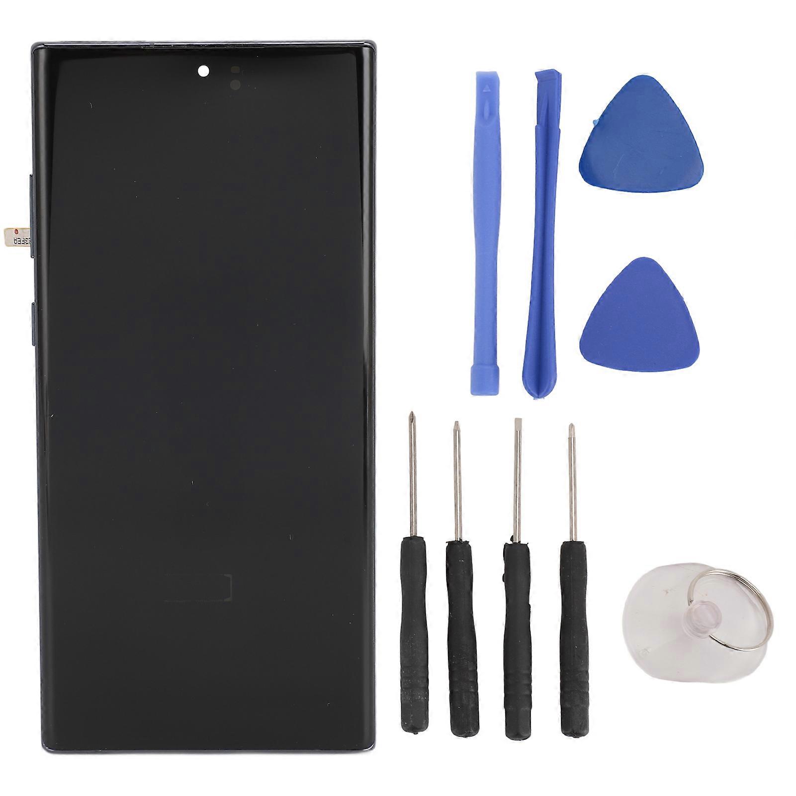 Cell LCD Phone Touch Screen Assembly with Fingerprint Recognition and Tool for Galaxy Note 10 Plus