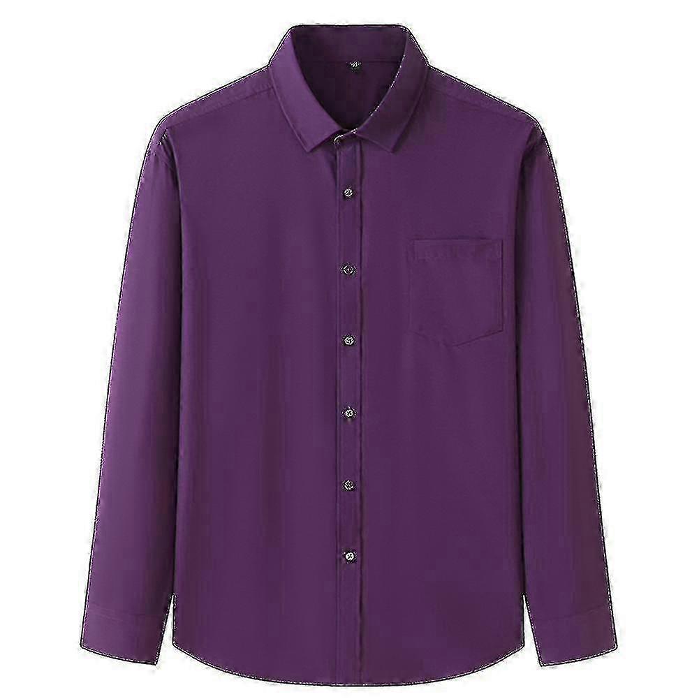 Men's Timeless Long Sleeve Shirt Designed for Larger Frames