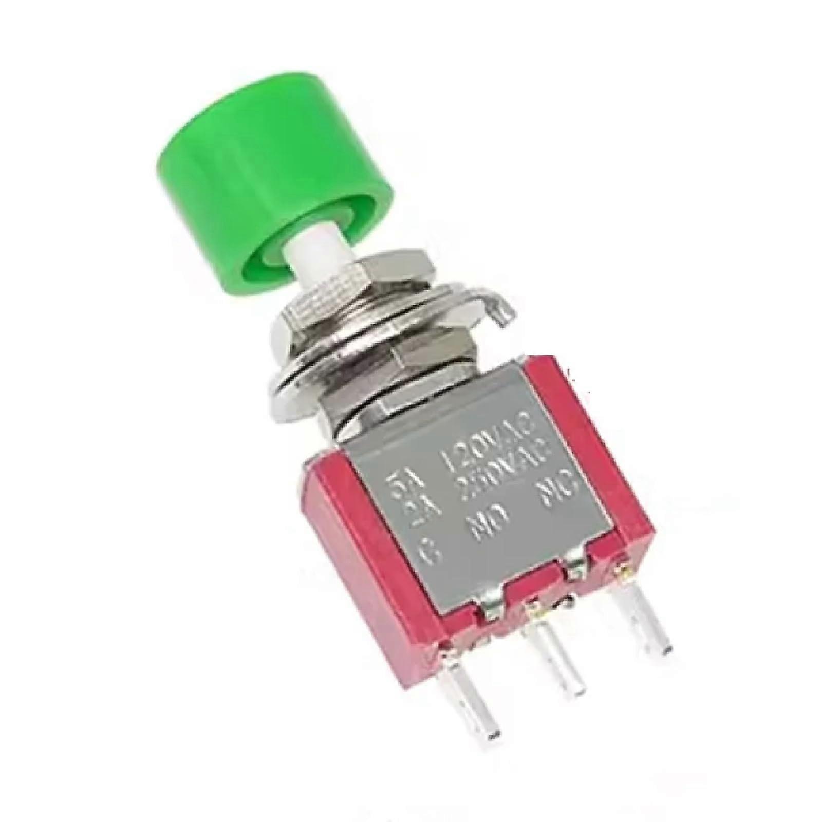 1pcs 3Pin 6mm Mini Momentary Automatic Return Push Button Switch ON(ON) 2A 250VAC/5A 120VAC