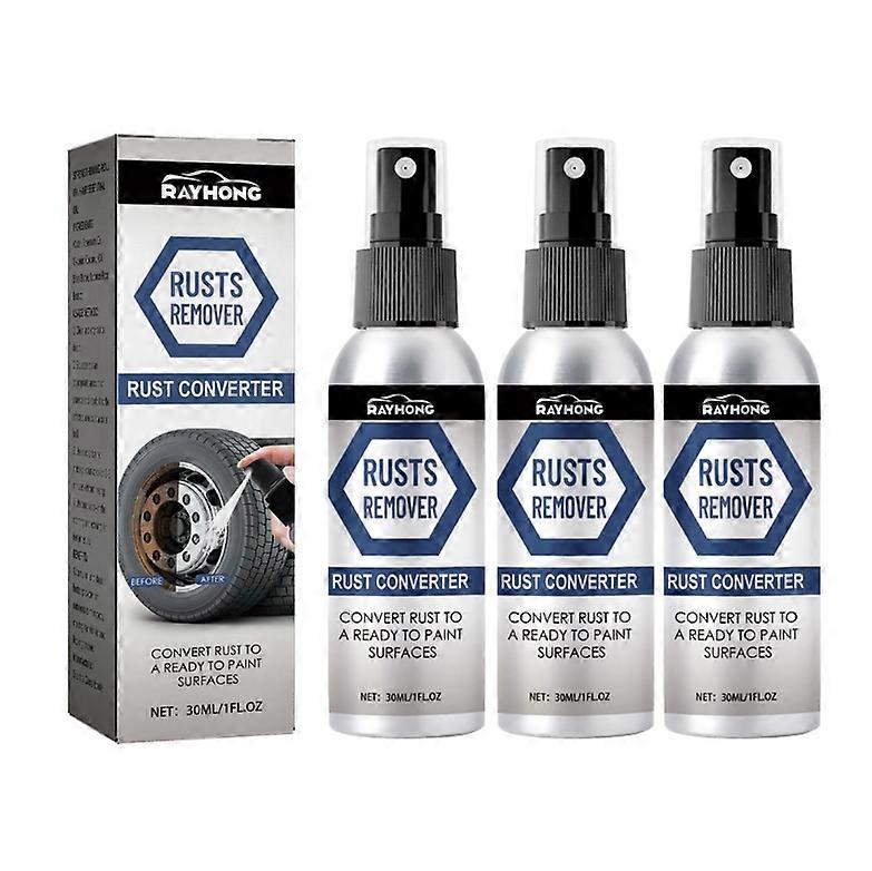 Rust Converter Spray, Spray On Rust Converter, Multifunctional Metal Rust Remover, Car Rust Removal Spray, Iron Powder Remover 30ml