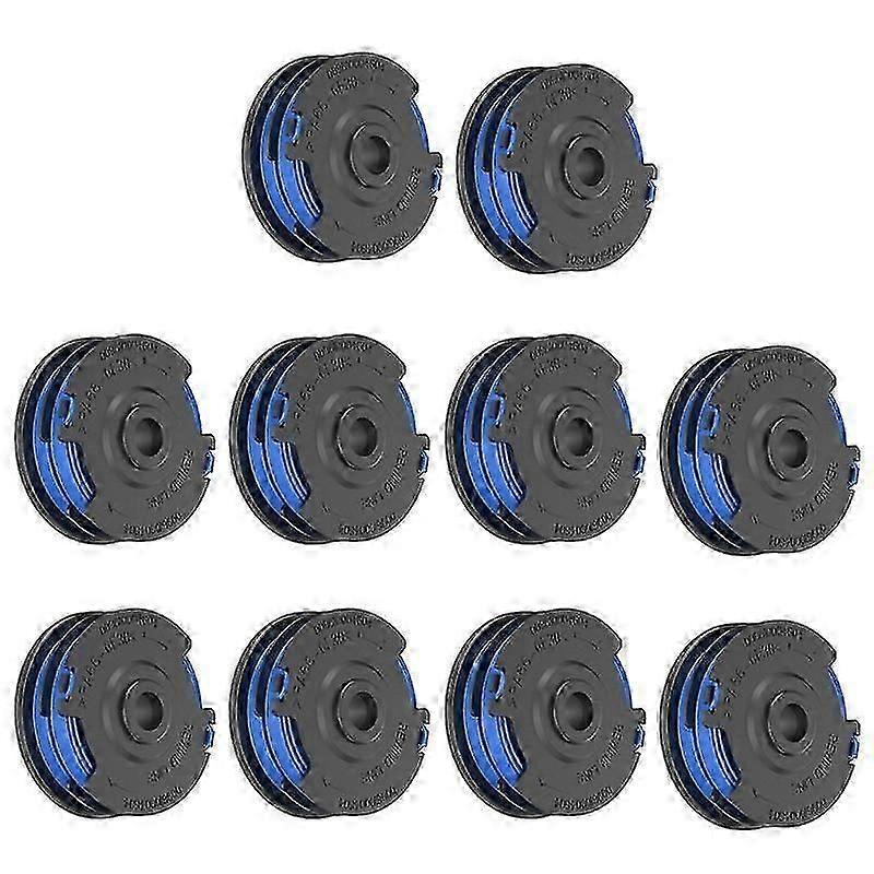 4pcs καρούλια για τους μηχανισμούς καλωδίων σχοινιών σχοινιών χλοοκοπτικών Greenworks νάυλον, 29082/29242 DCQW
