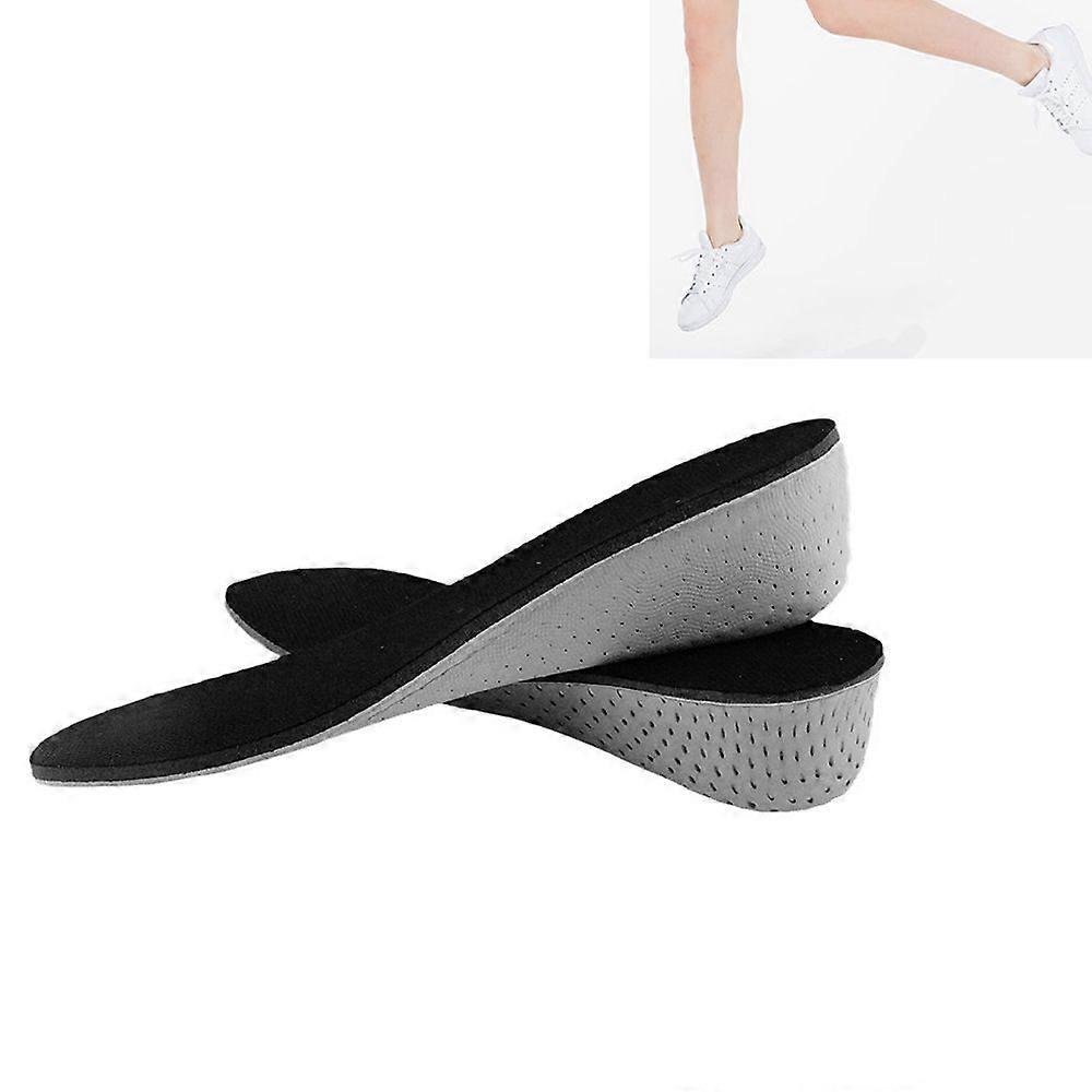 Height Insole-Breathable-Black-4cm-1Pair