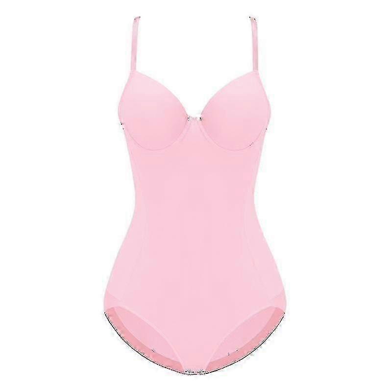 Underwire أبيض بودي سوت النساء المشكلين تمتد بلون حريري الملابس الداخلية ملابس داخلية وردي