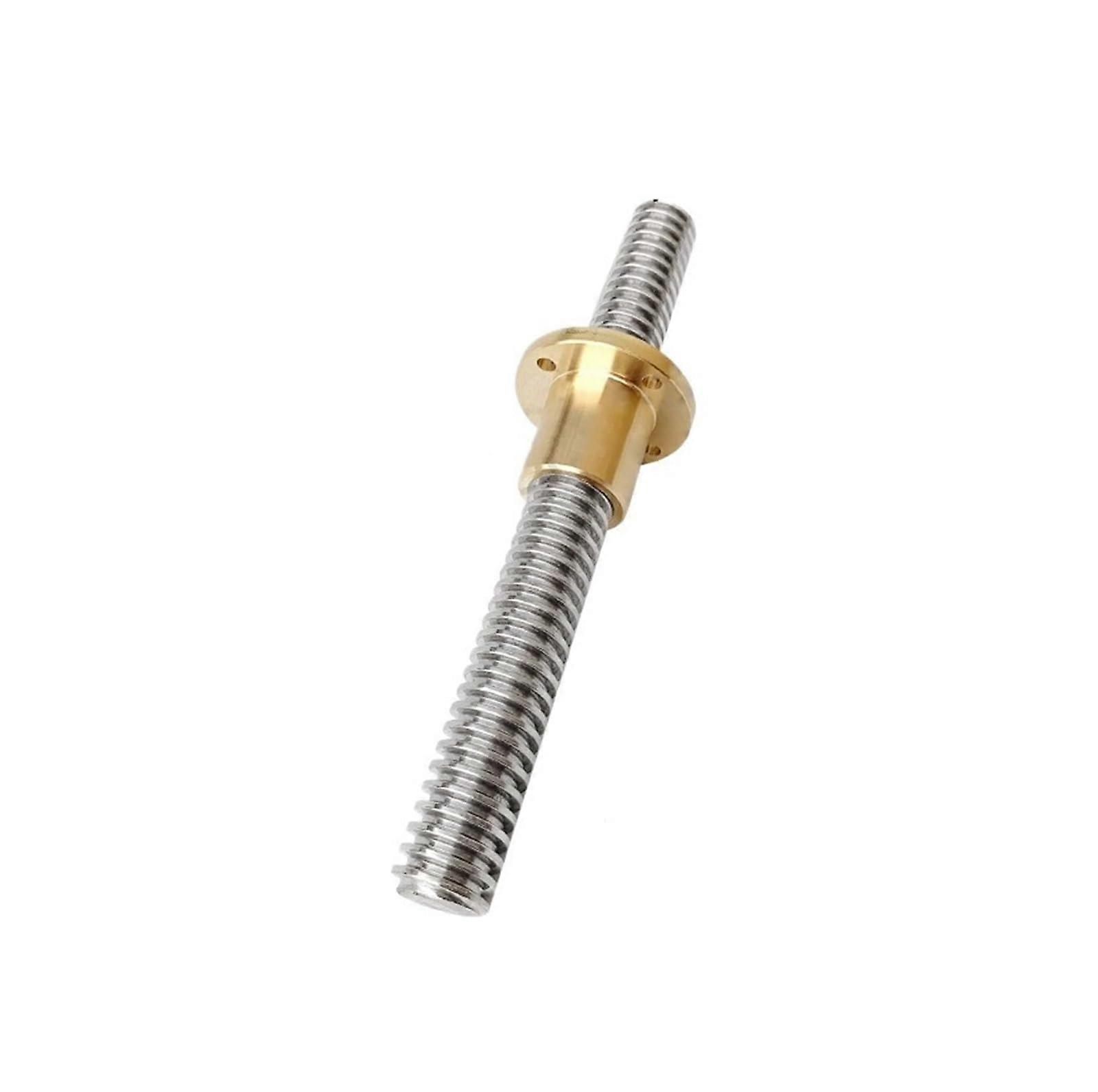 直線運動CNCボールねじT1210大型リード台形ねじ3Dプリンターステッピングモーターねじナット12MM(200mm)