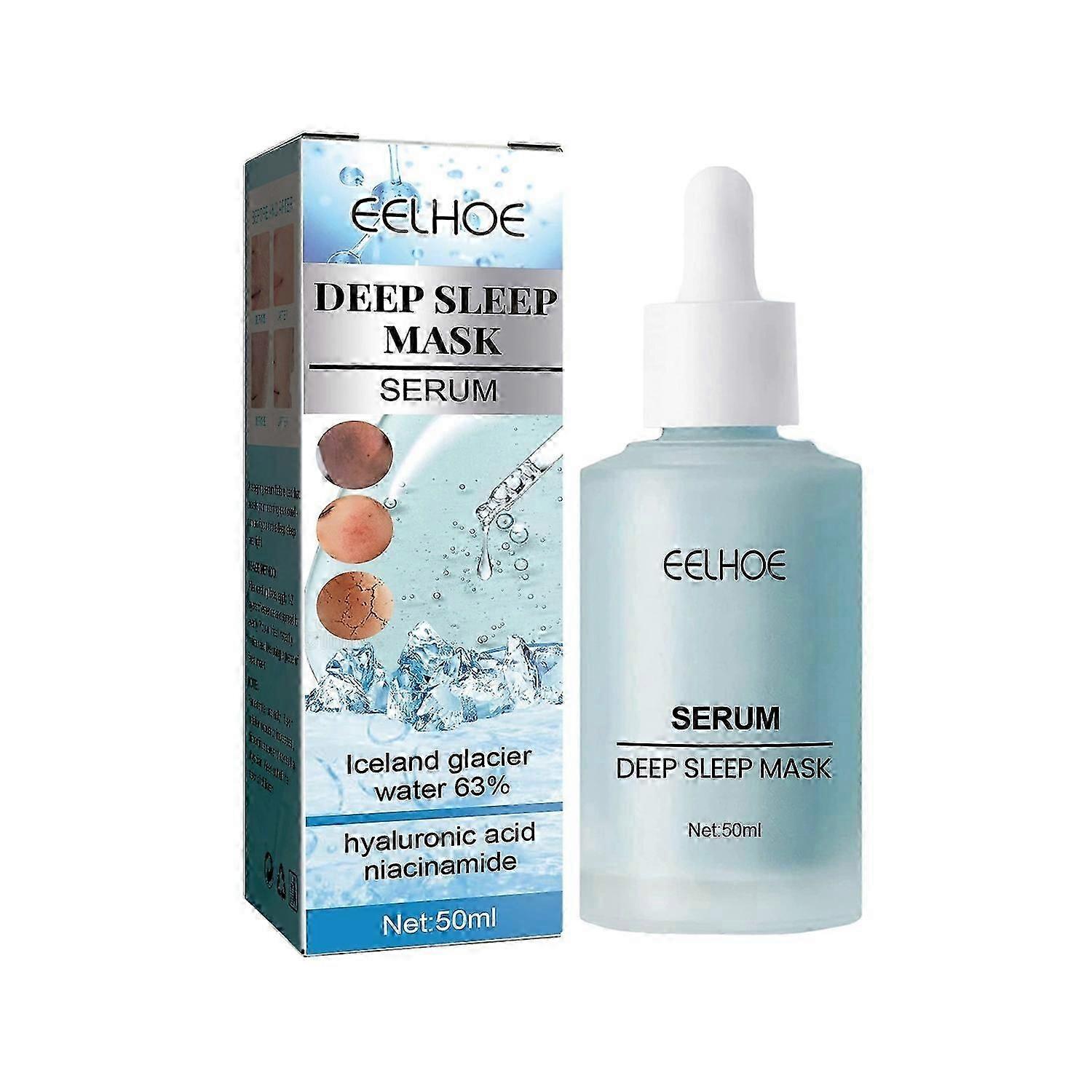 EELHOE Deep Sleep Mask Essence Deep Cleansing Mask Hydrating Moisturizing Water-free Sleep Essence
