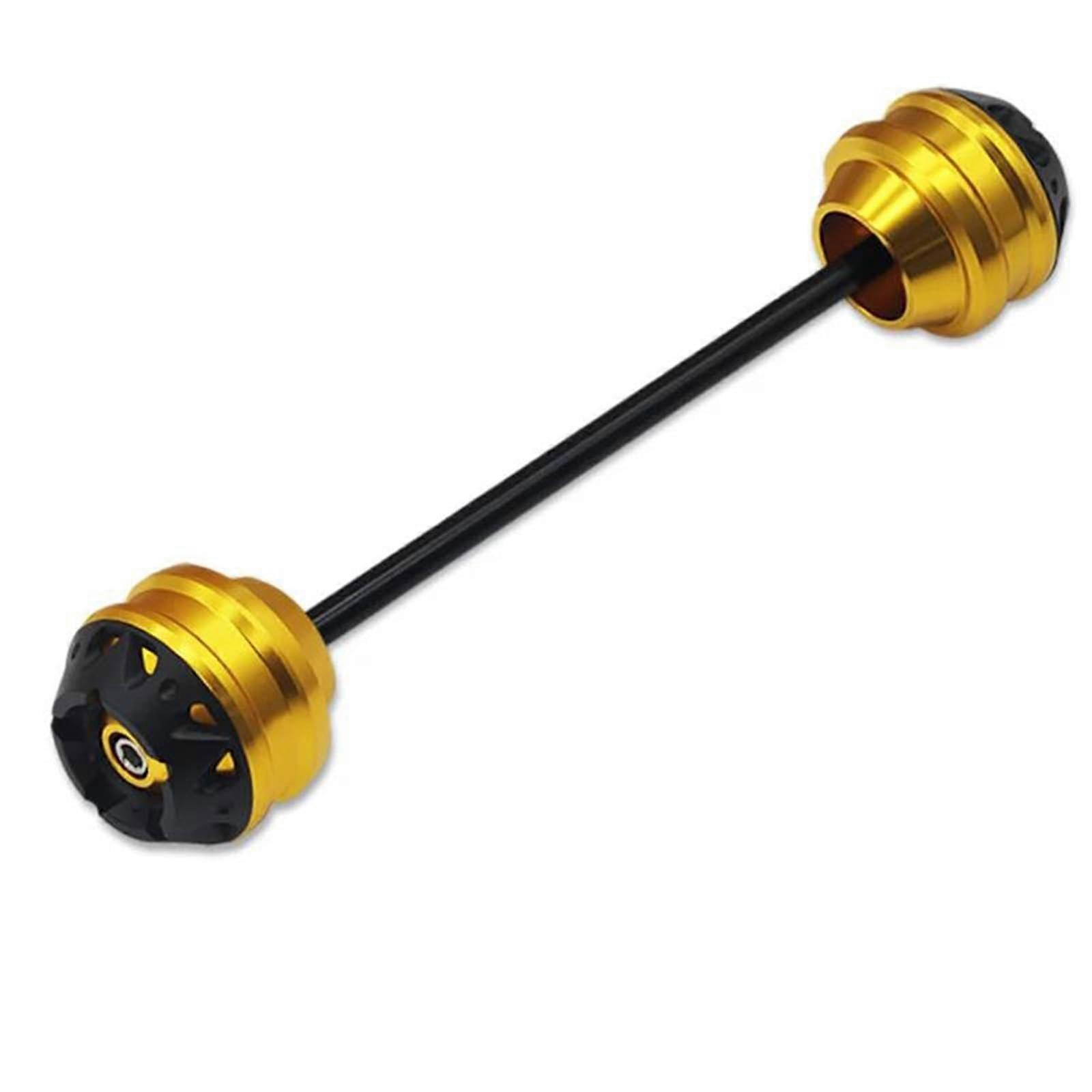 Anticollision slider For MT09 MT07 Tracer FZ09 FJ09 XSR900 XSR700 1424 Motorcycle Front Rear Axle Fork Wheel Crash Slider Cap Pad(Gold back)
