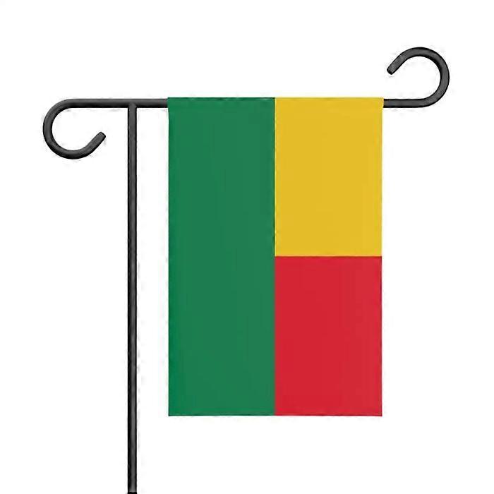 Flag - Benin - 32 x 47.5 cm - Polyester - Double-sided print - Multicolored