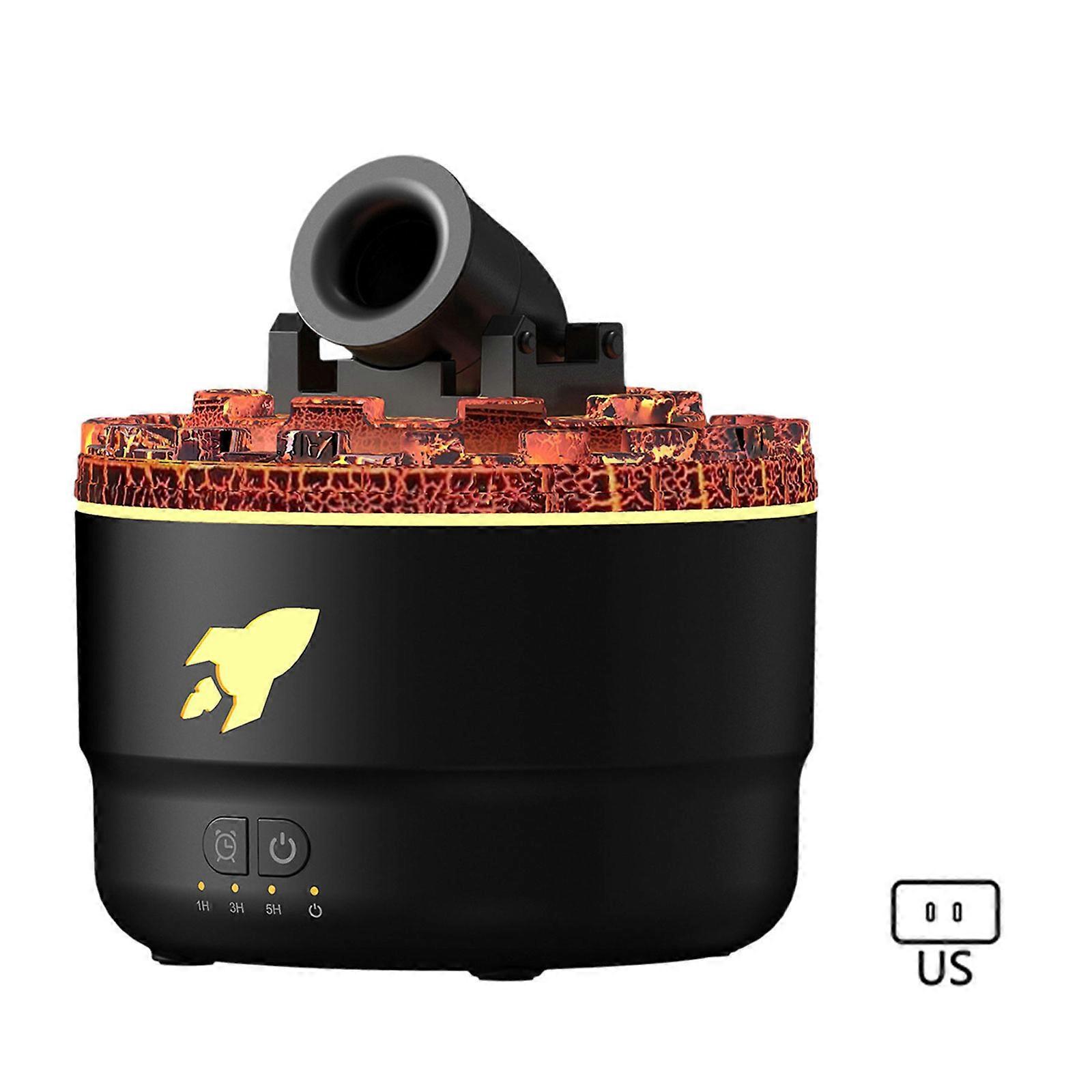 Volcanic Crack Light Cannons Cool Mist Humidifier Essential Oil Diffuser Aromatherapies Diffusers for Bedroom