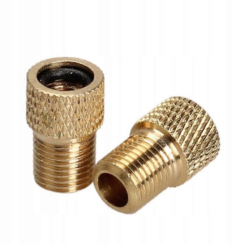 Presta-auto Av Sv Valve Adapter With Gasket!