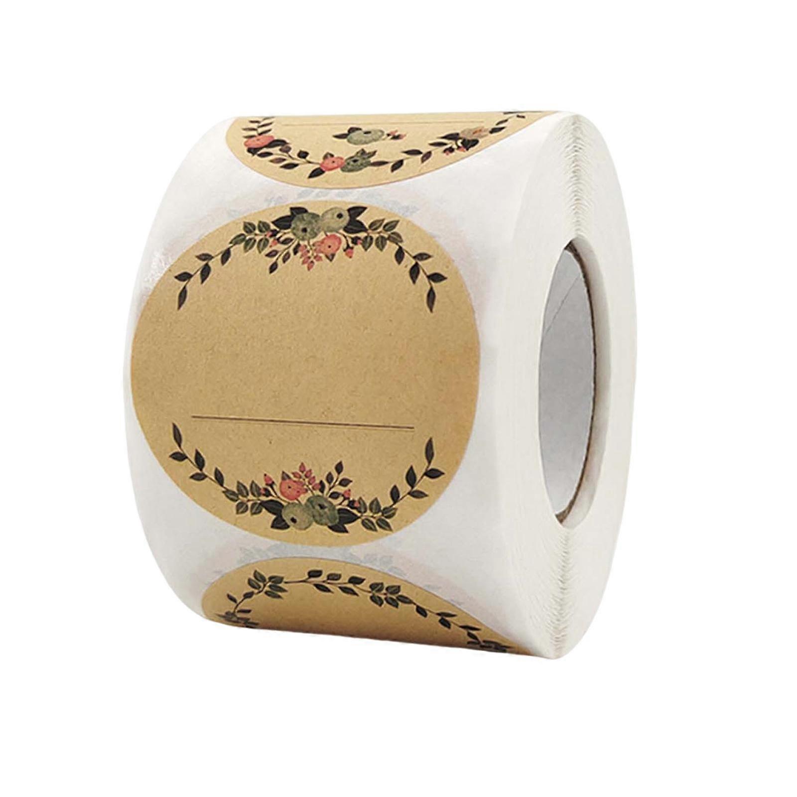 500個/ロールアクセス5cmラウンド招待カードステッカー用品文房具ステッカー