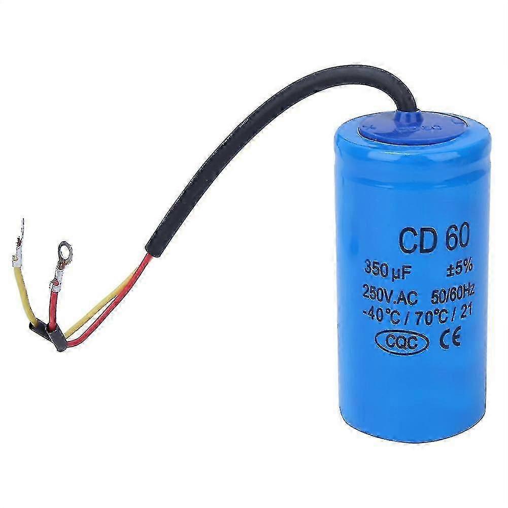 CD60 350uf 250V AC موتور بدء مكثف 350MFD تشغيل مكثف