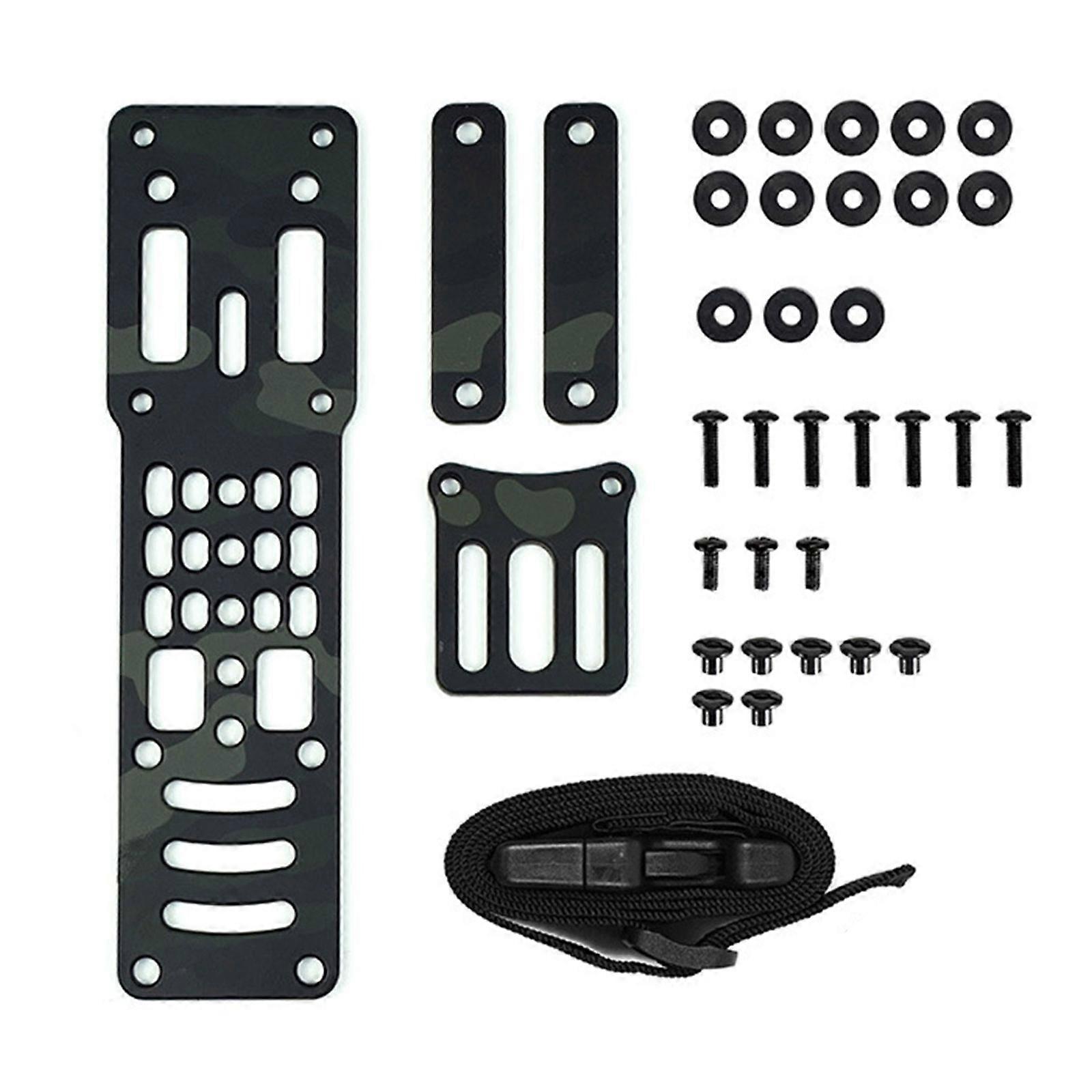 Drop Leg Band Belt Quickly Release Holsters Adaptors Drop Leg Carry Platoform Metal Modular Adjustable Adapter Enduring dark night camouflag