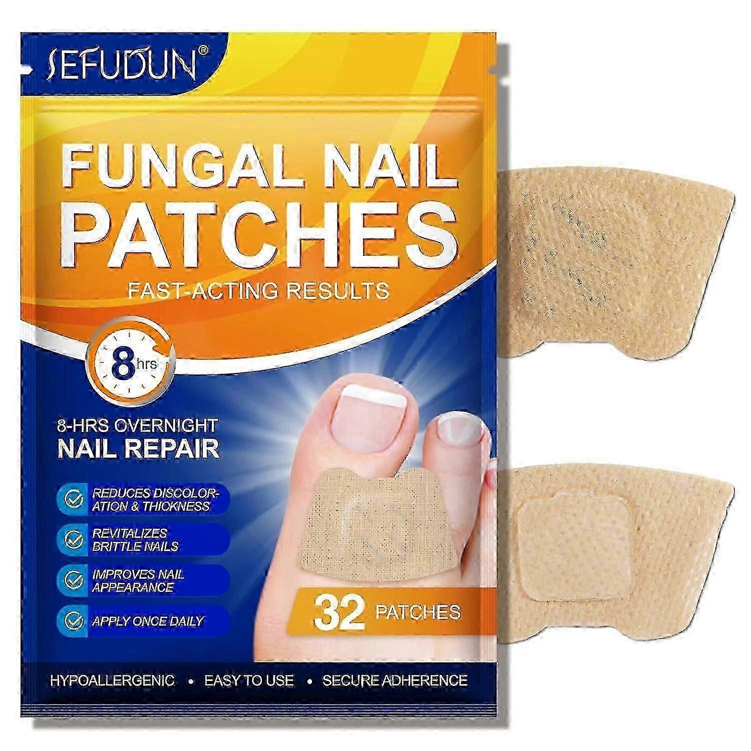 Patch-uri fungice pentru unghii, tampoane de tratament multifuncționale pentru repararea unghiilor pentru refacerea unghiilor deteriorate și aspectul decolorat