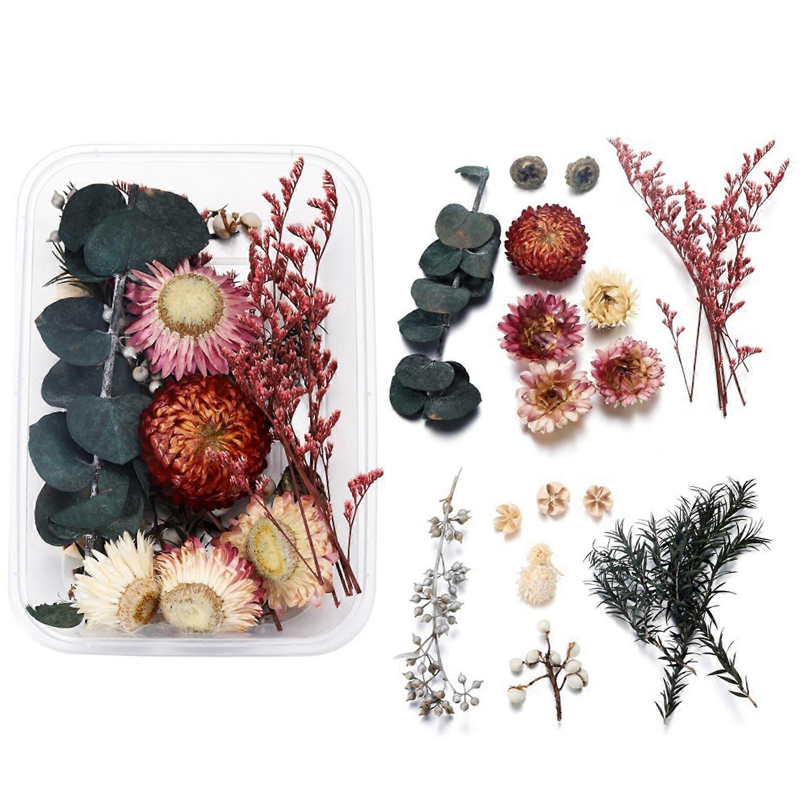 1 Box Mixed Dried Flowers DIY Dripping Glues DIY Frame Fan Embossing Material Scented Candle Making Handmade Art Crafts