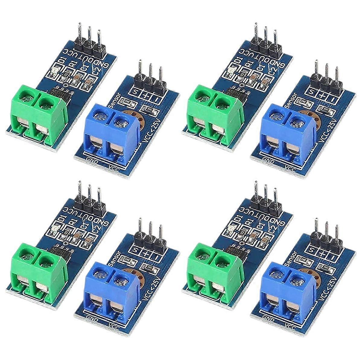 4pcs ACS712 Hall Effect Current Sensor Module 30A Range ACS712  4pcs DC 0  25V Voltage Tester