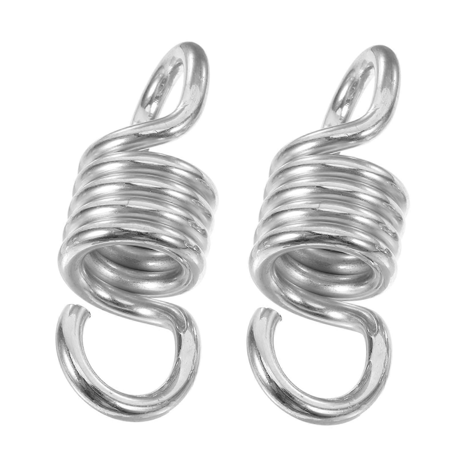 2 pieces swing spring, swing suspension spring, swing chair parts, hammock replacement hooks, swing hooks, robust hammock accessories