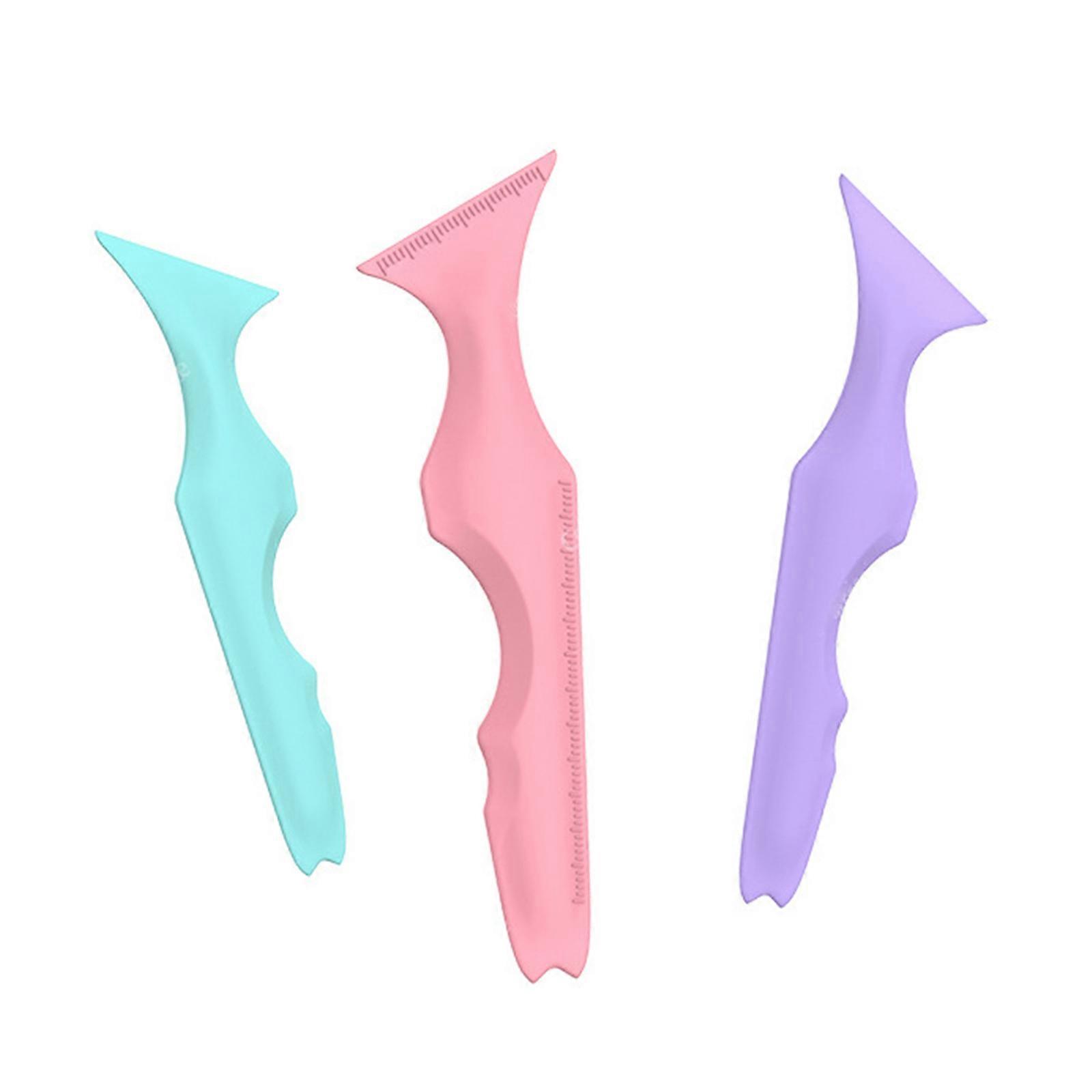 5 in 1 Silicone Eyeliner Stencils for Winged Tip Eyeliner Reusable Eyeliner Eyebrow Eye Shadow Stencil Lazy Quick Eye Makeup Tool