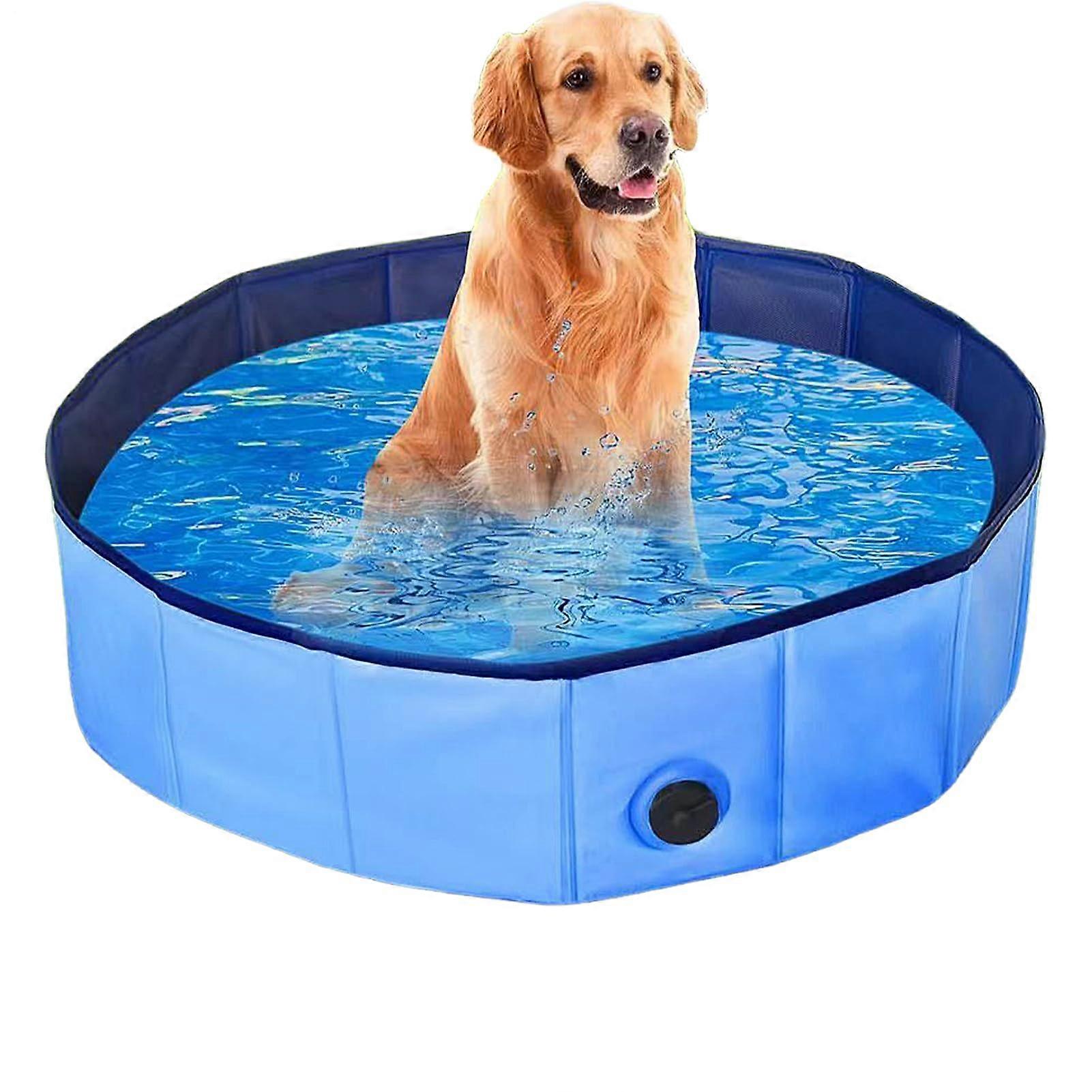 Portable PVC Foldable Pet Bathtub for Sand Baths, Non-Slip Pool for Backyard Poultry and Garden Use