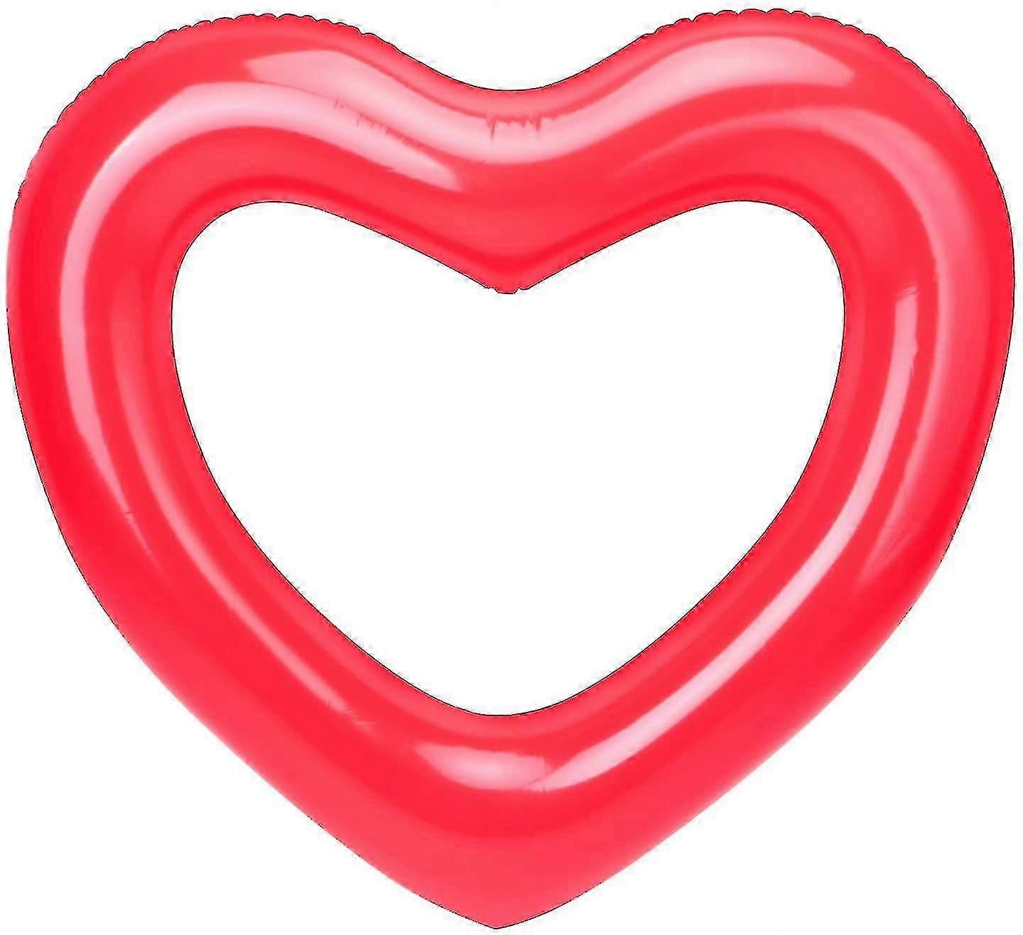 Anelli gonfiabili a forma di cuore del nuoto, 120cm piscina galleggiante lettini tubi adatto per varie marche