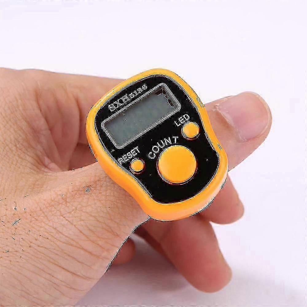 5 balení elektronický prst prsten počítadlo led svítivé ruční tally counter