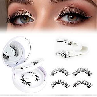 High quality brand new  Self Adhesive Lashes Natural Look Clusters No Glue Needed Wispy Re