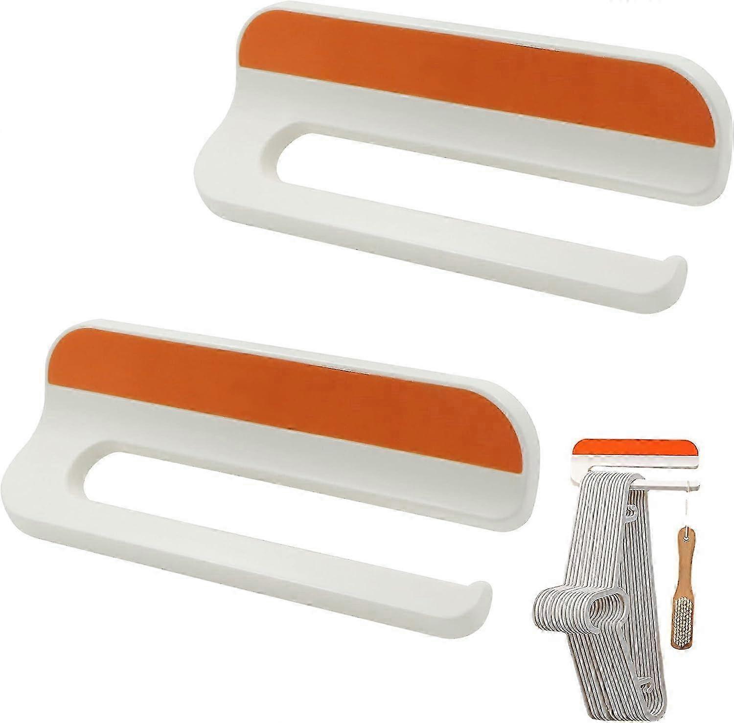 Wall Mount Stackable Hangers - No Drill Space Saver, 2 Pack, 2024