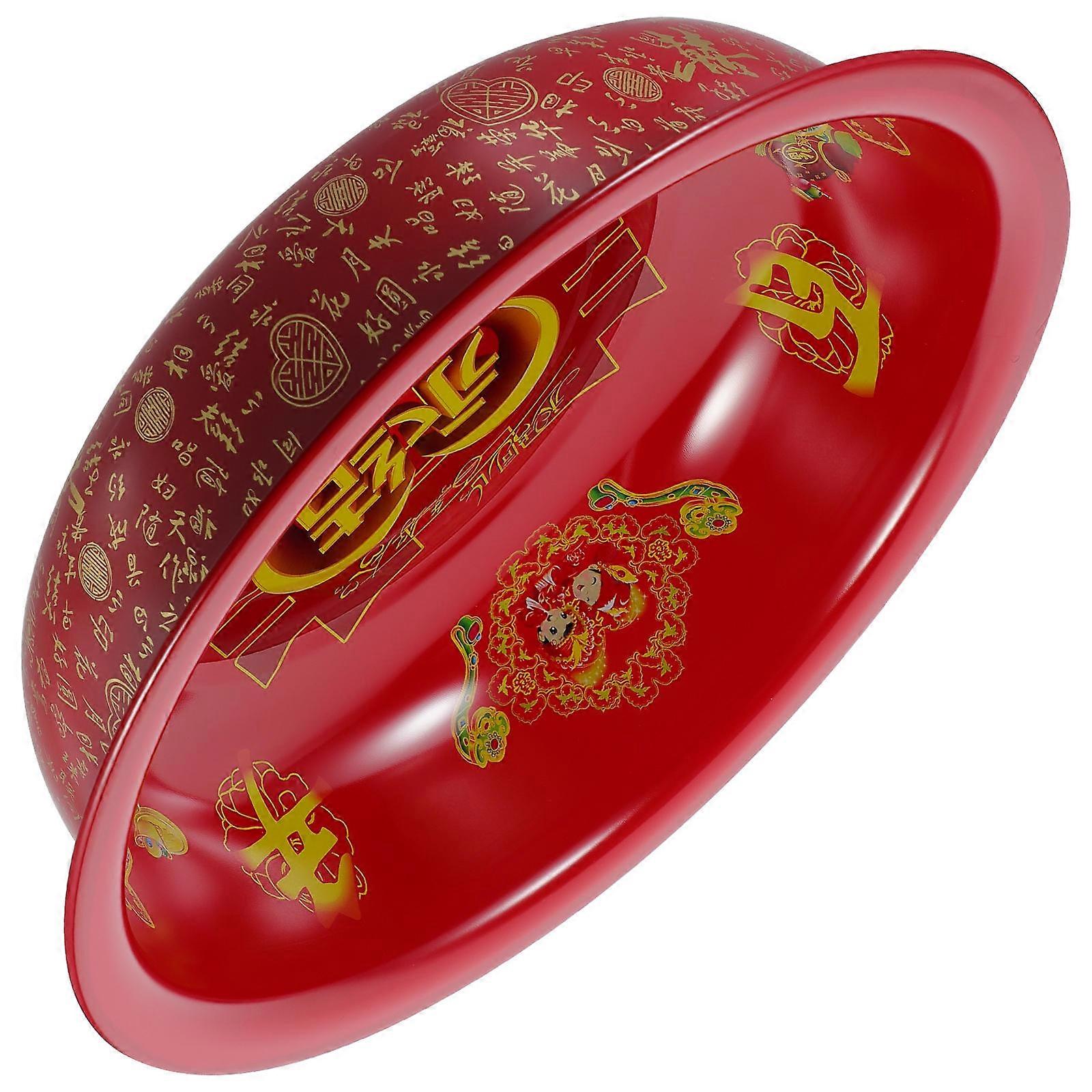 Vintage Chinese Style Portable Hand Basin – Durable Design for Face Washing & Wedding Use