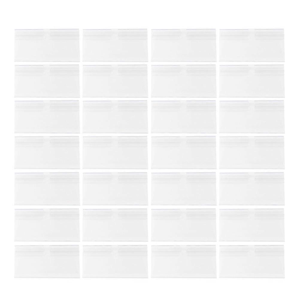 50pcs Reusable Shelf Label Holder for Shopping Mall Shop Retail Merchandise