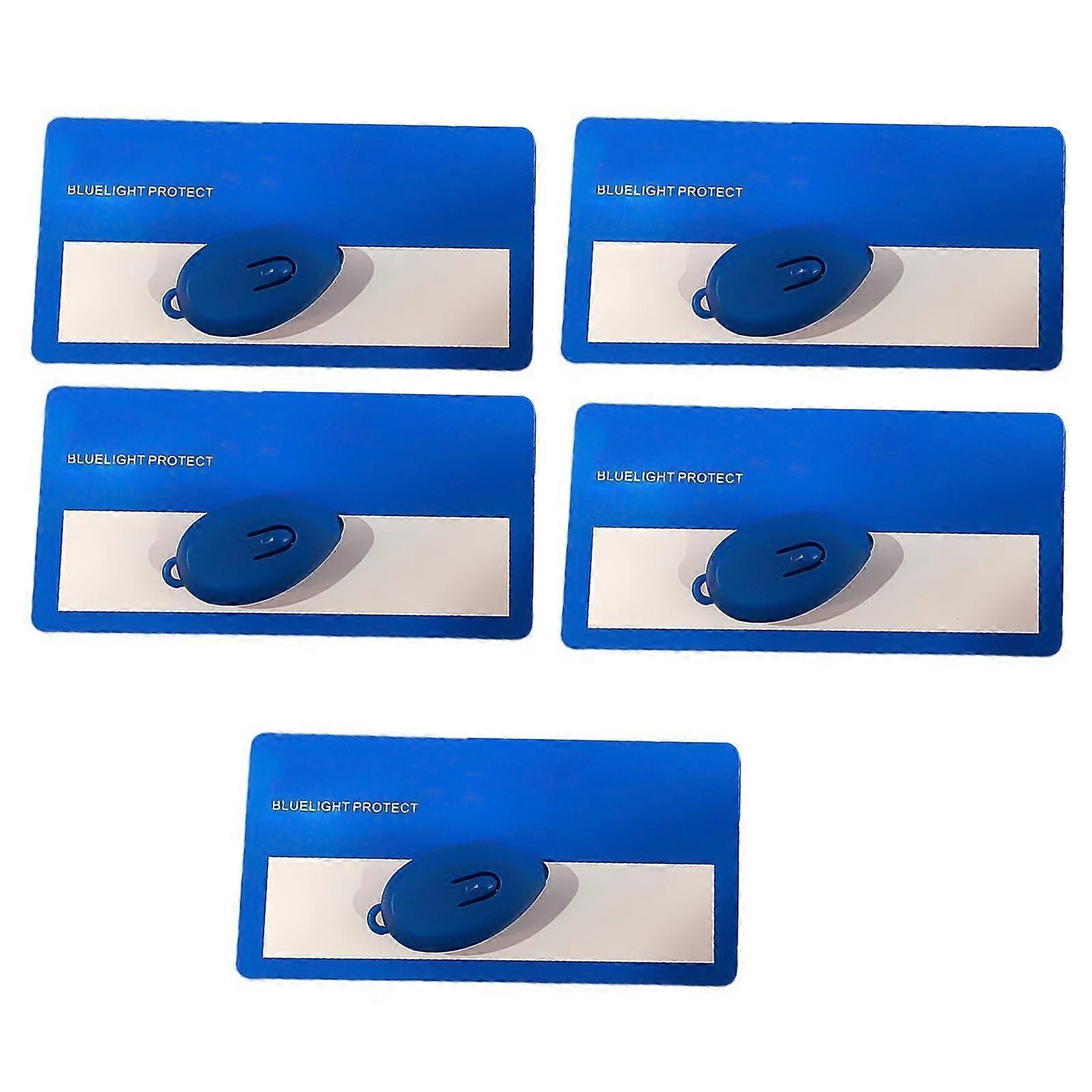 AntiBlue Light Test Card, Test Light Glasses, UV Tester Accessory Card