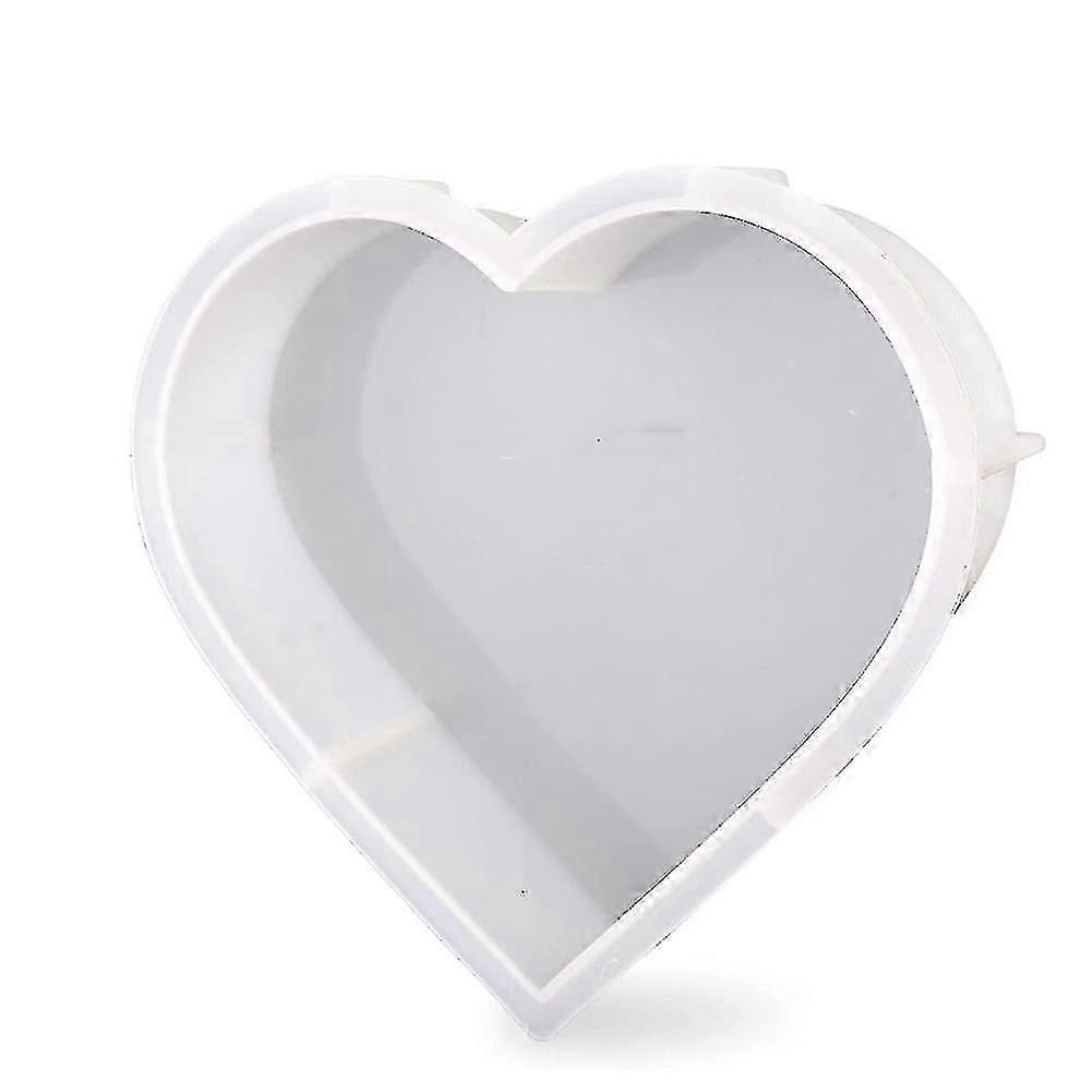 Heart-Shaped Silicone Resin Molds for Flower Embedding and DIY Projects