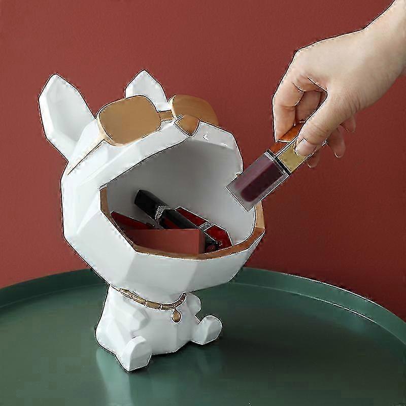 Creative Resin Animal-Shaped Snack Holder and Storage Bowl with Open Mouth for Candy and Treats