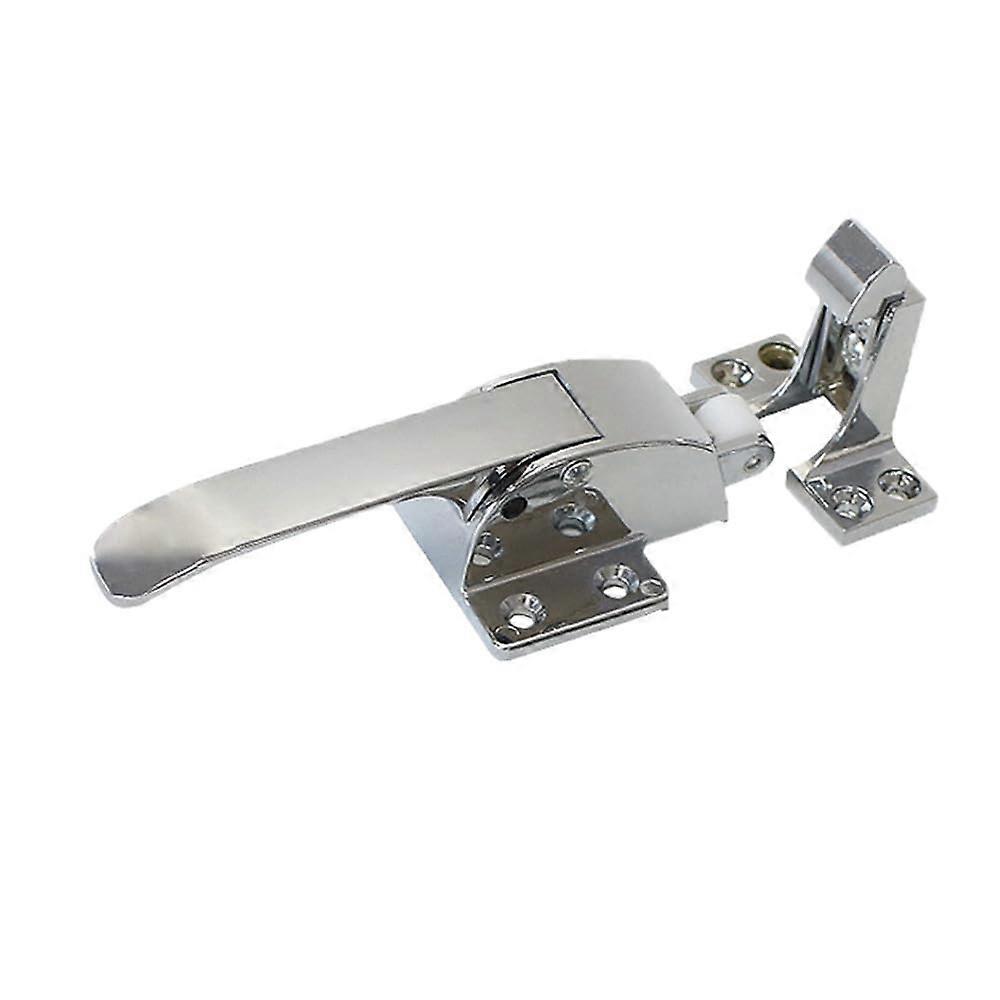 Oven Fridge Metal Freezer Handle Adjustable Latch Spring Loaded for Walk-In Freezer Door and Refrigerator Use (A)