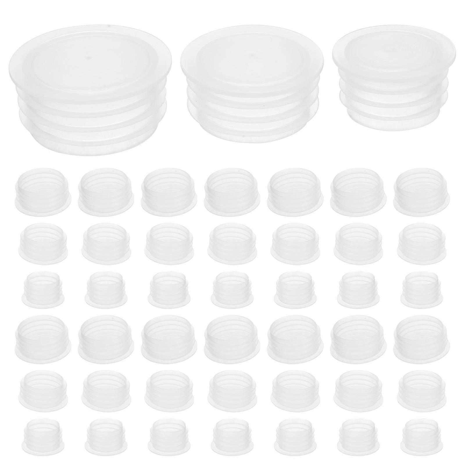 Glass Jar Covers Non-Metallic Bottle Caps Travel 150Pcs Circular Simple Design