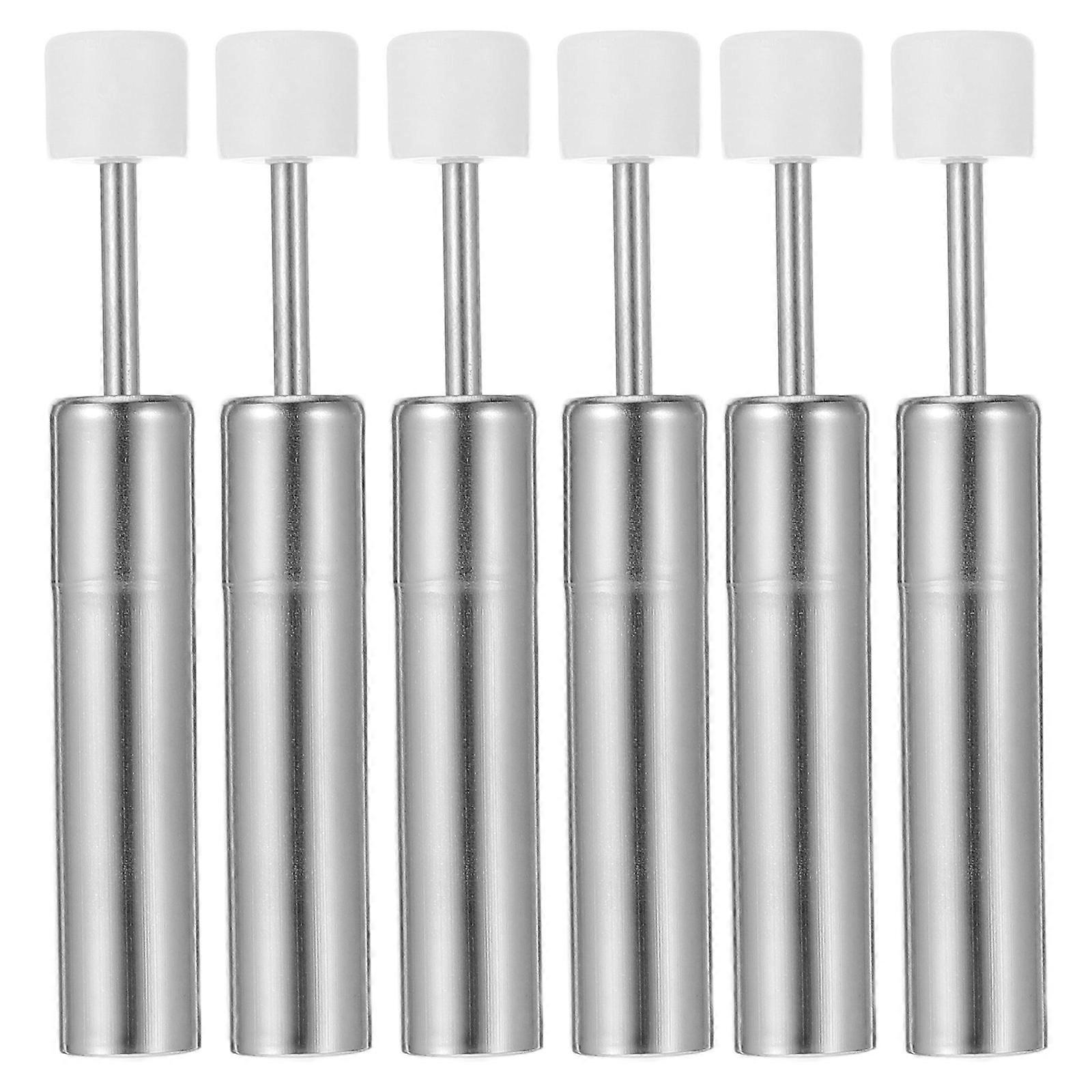 6pcs Soft Close Trash Can Damper Replacement with Shock Absorber for Garbage Bin Lid – Slow Closing Easy Installation Accessory for Home and Office