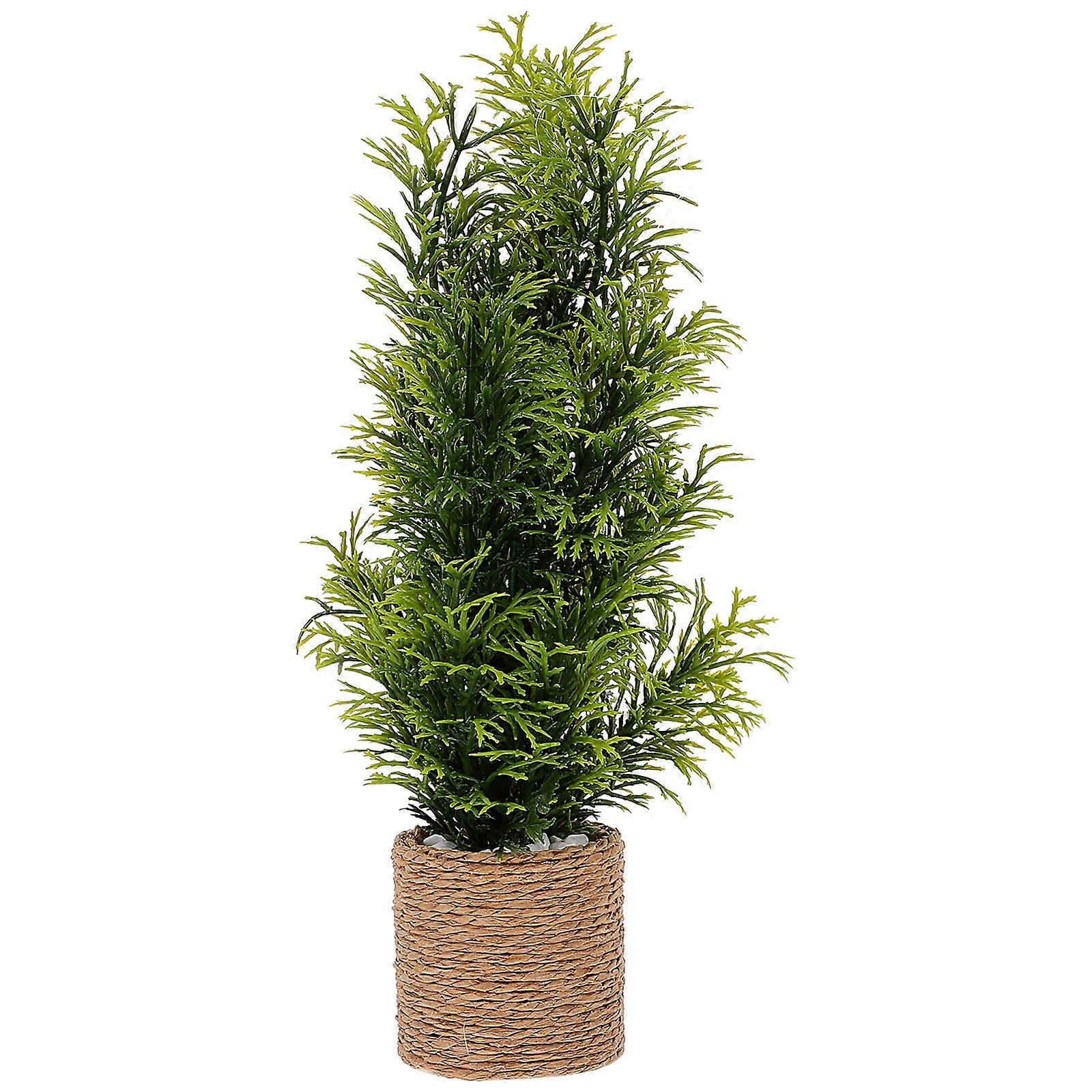 Miniature Potted Plants For Dollhouse Mini Bonsai Indoor Display Collectors 1Pcs