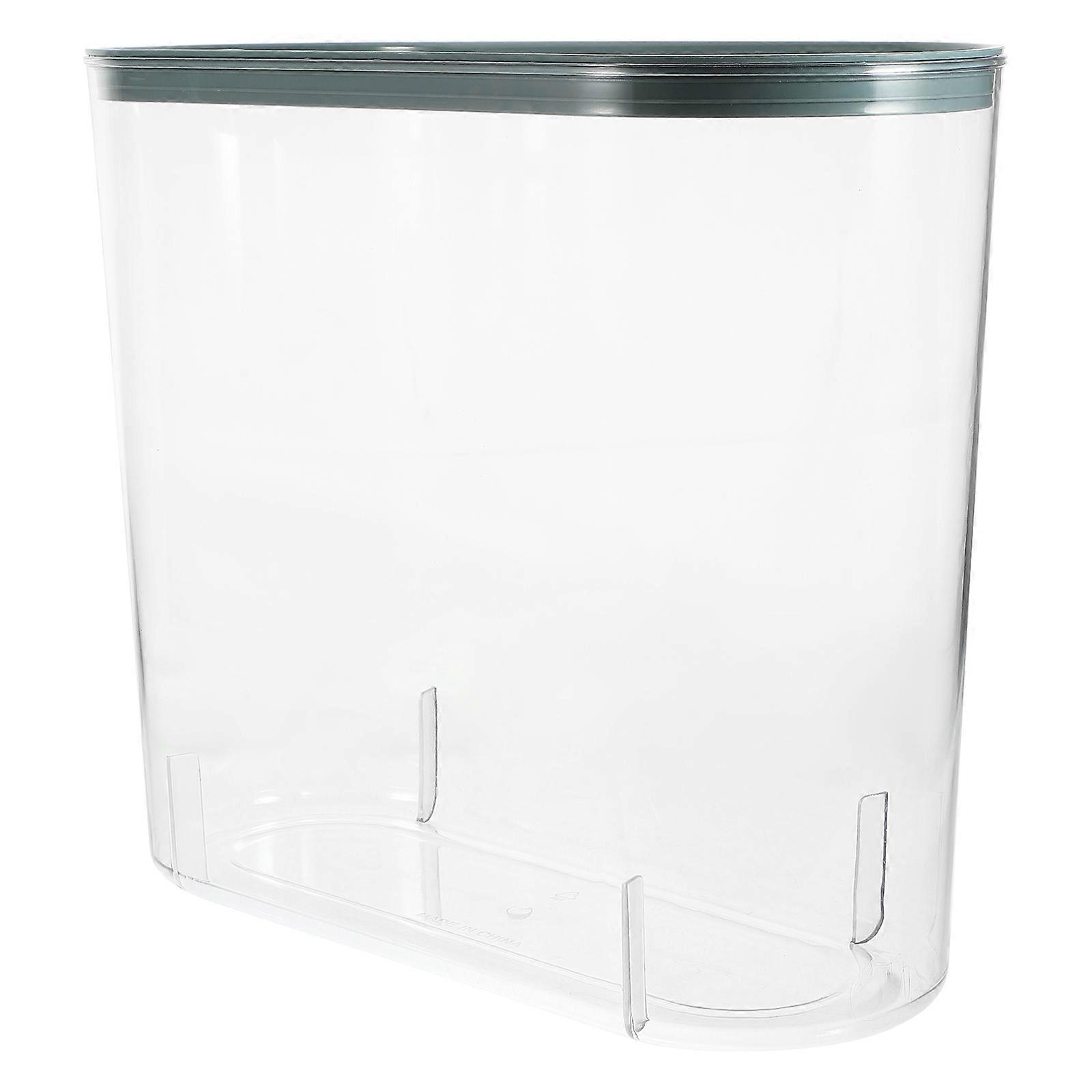 Trash Bucket Clear Garbage Can for Office Large Opening Thickened Material 1Set