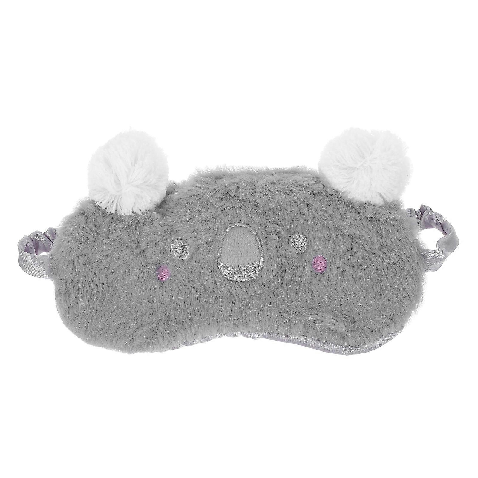 Cute Animal Eye Mask Shape Light Blocking Comfortable Sleep 1Pcs