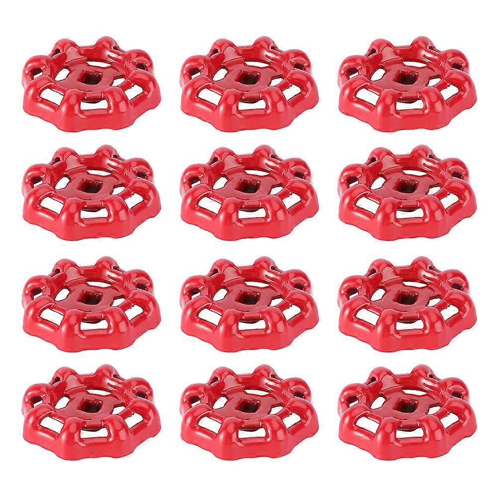 Valve Handle Handles Bathroom Kitchen Faucet Handles Sealing Function Stainless Steel Material 6 5X6 5cm 12Pcs
