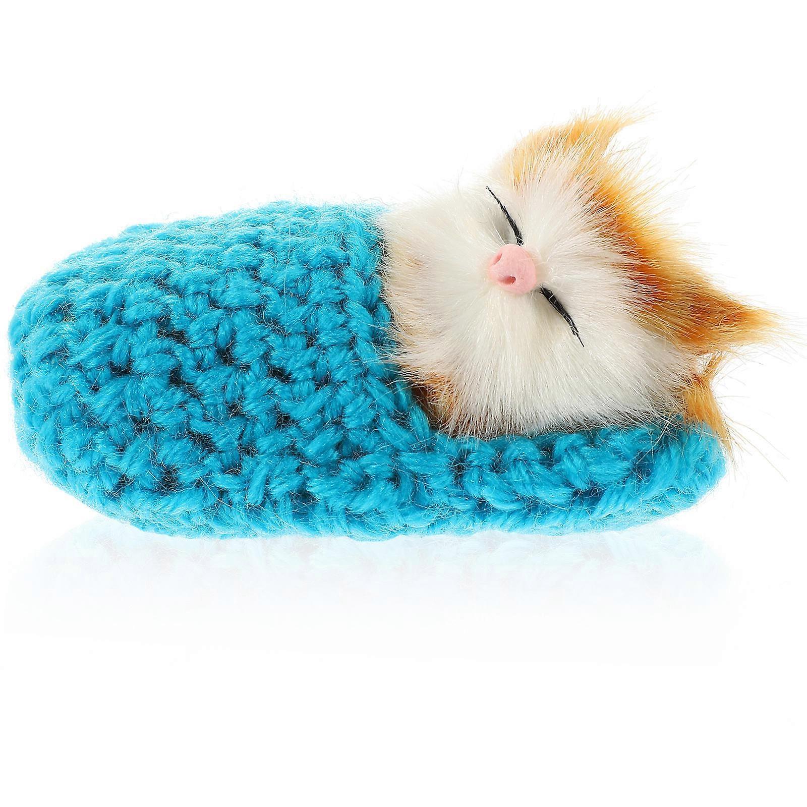 Toy in Slipper for Kids Girls Blue 10.00X6.00X3.00CM Meows Sounds 1Pack