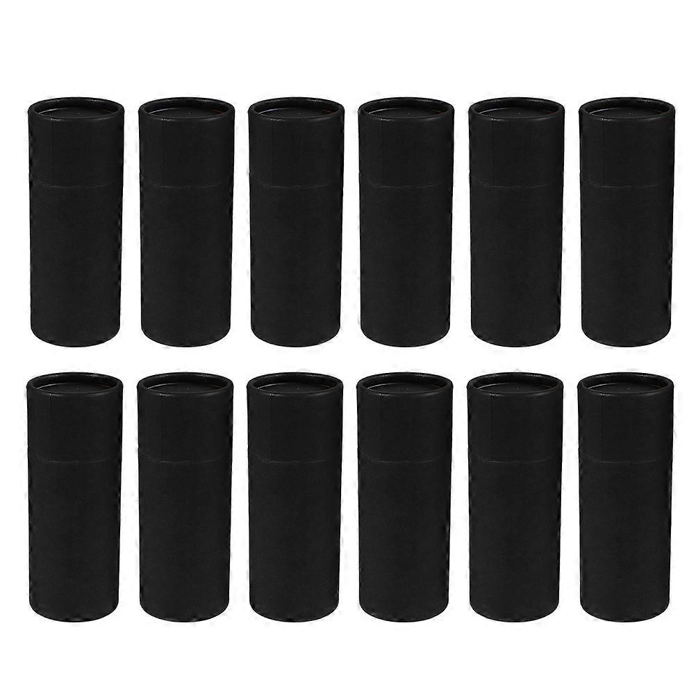 Paper Tubes Kraft Cardboard Material Round Mailing Tubes 12Pcs Transportation Storage Container