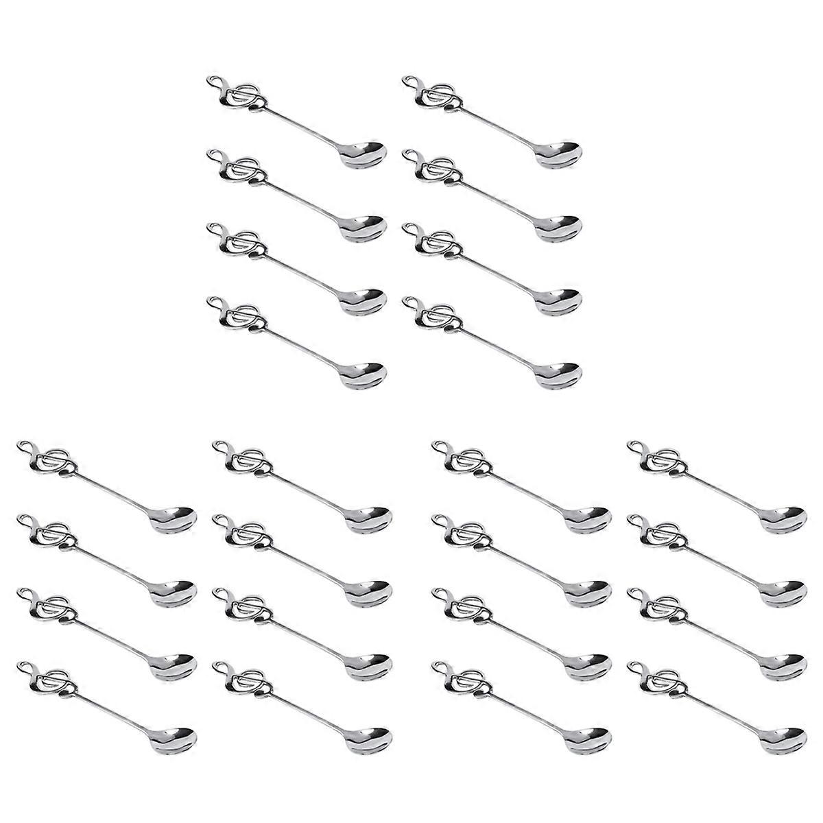 8Pcs Stirring Spoon Coffee Spoon Stainless Steel Flatware