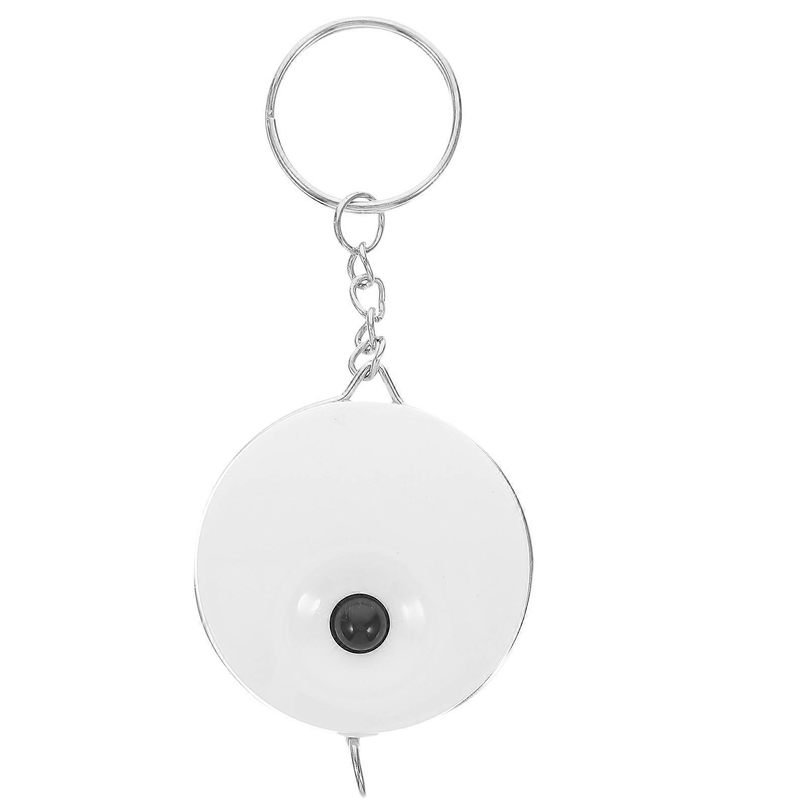 Mini Keychain Measuring Tape 1.5m Soft Lightweight Portable for Sewing Tailoring Body Measurements Candy Color Design