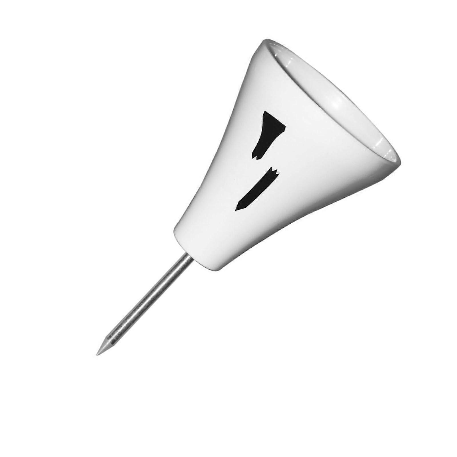 Golf Tees - Durable White Course Markers, Lightweight Training Tools, Golf Accessories for Practice