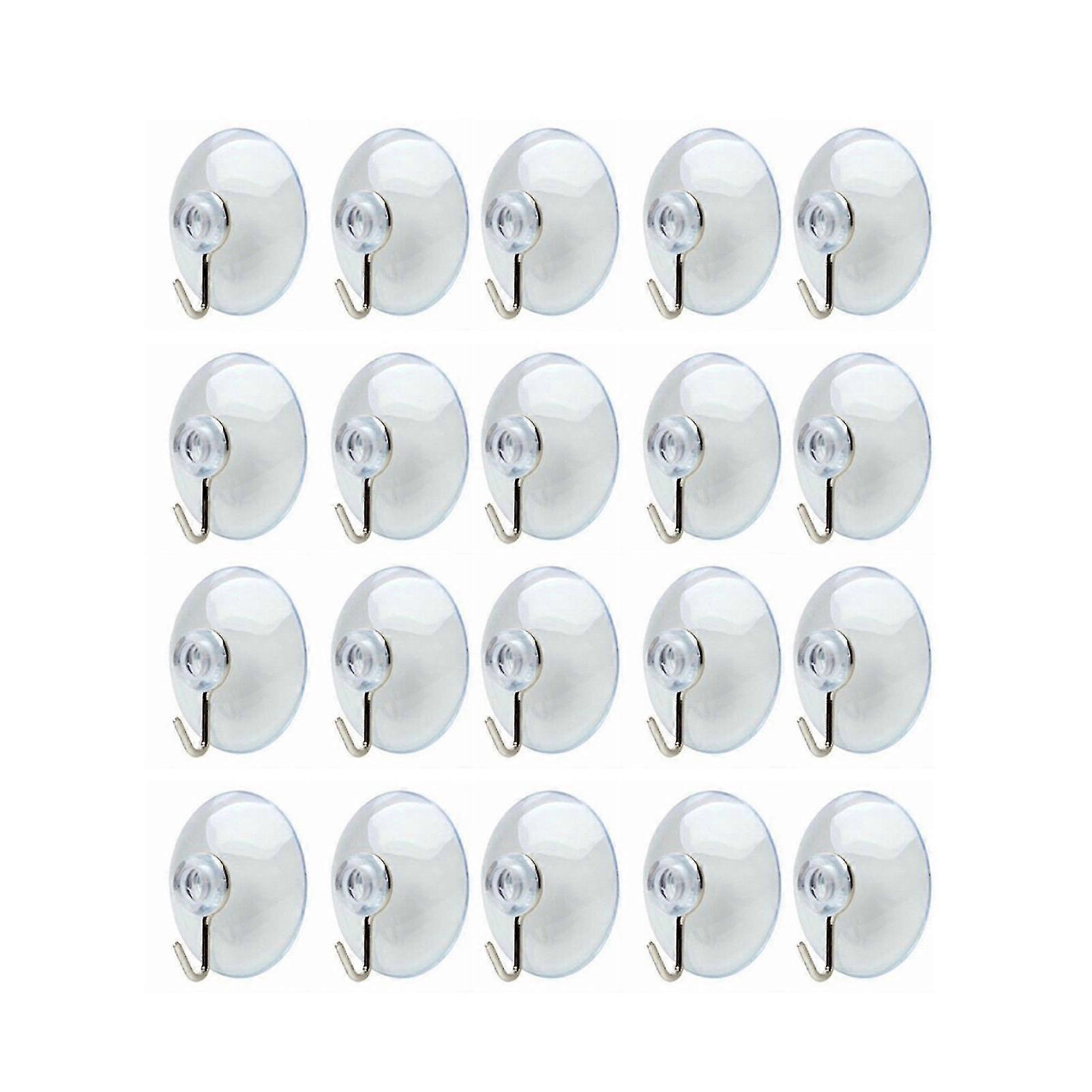 1 Set Practical Suction Hook Widely Use PVC Transparent Clear Sucker Hanger for Daily 2025