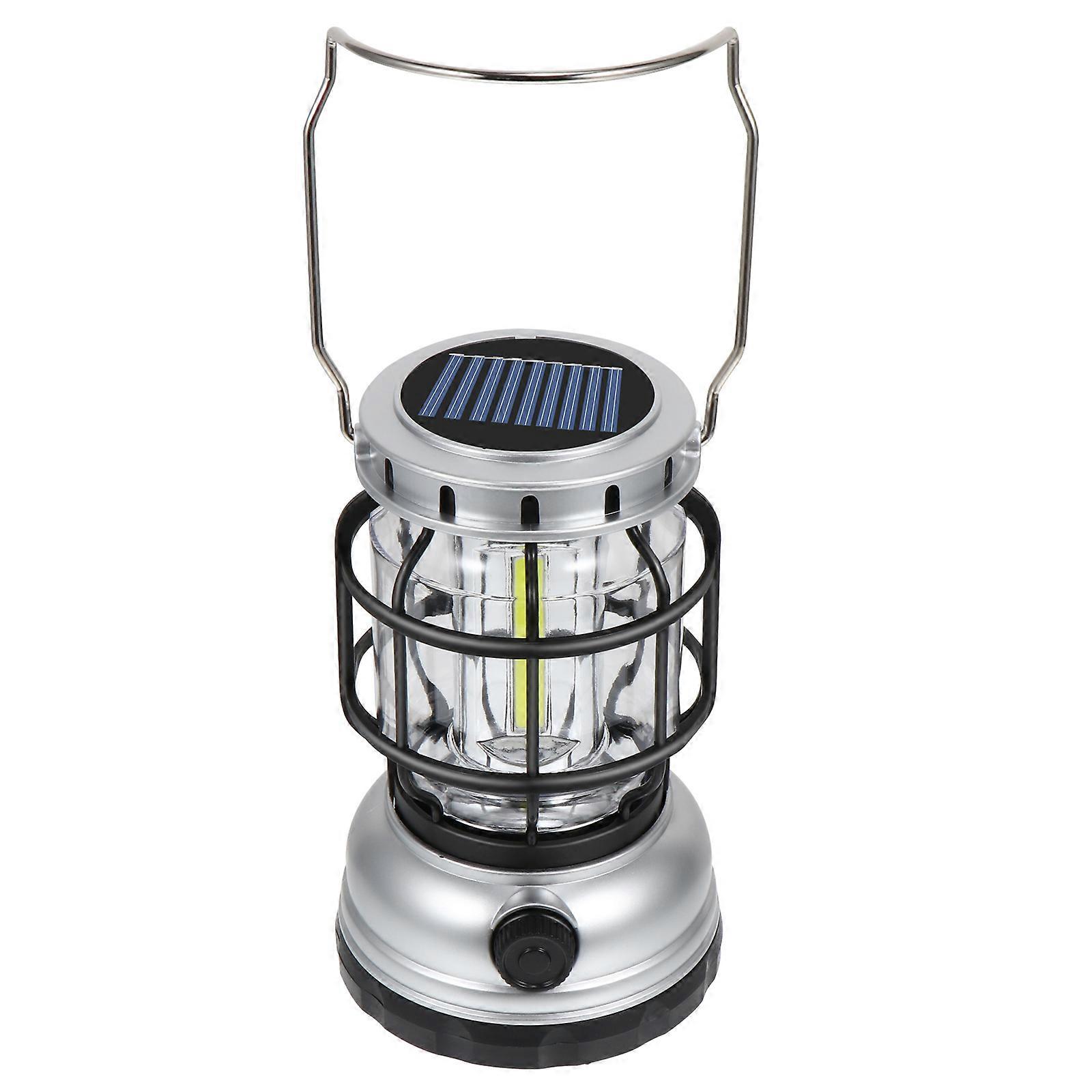 Portable Camping Light Solar LED Tent Lamp for Outdoor Use Lightweight and Durable ABS Material Assorted Color