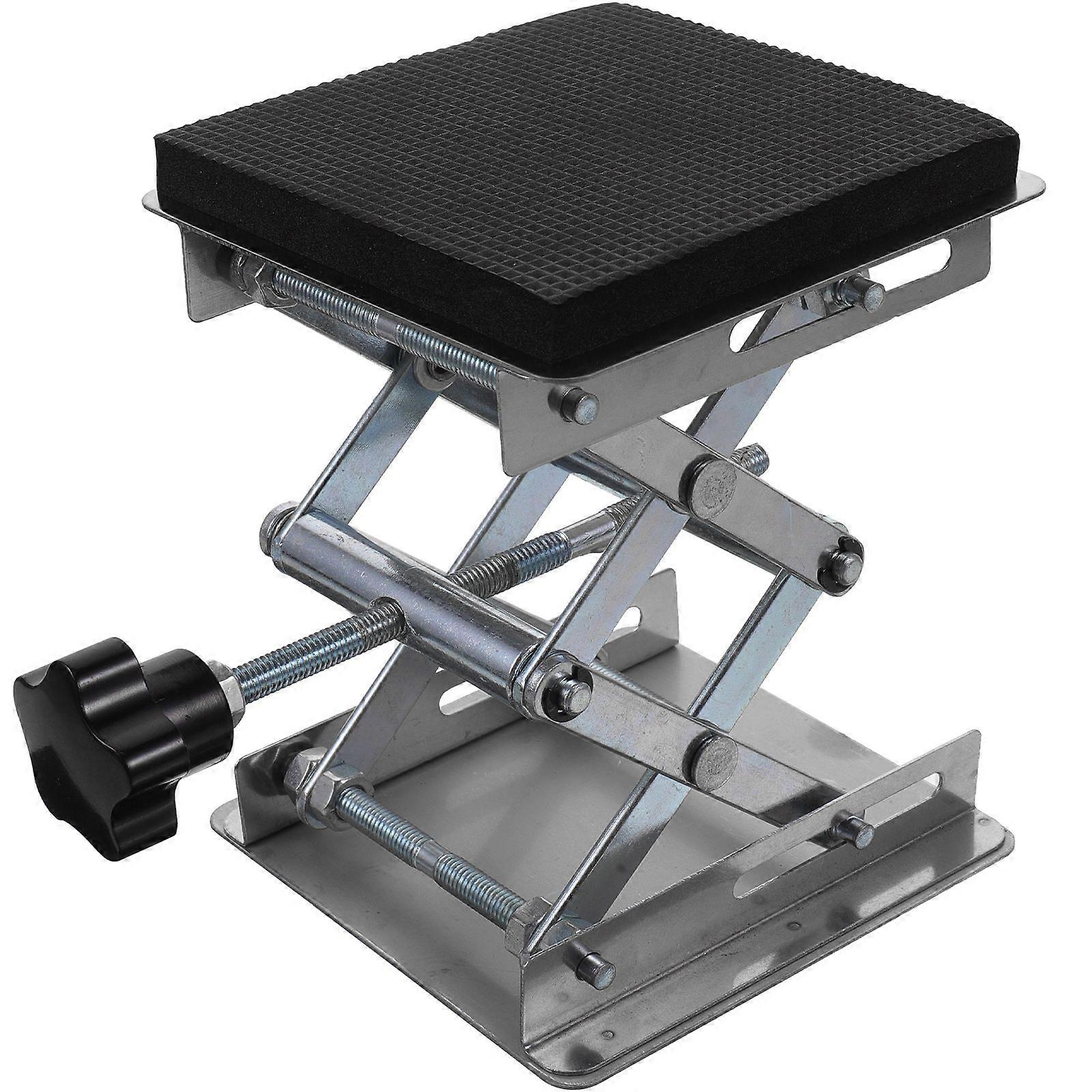 Laboratory Jack Scissor Stand Lifting Platform Manual Control Labs Lift Stand Table