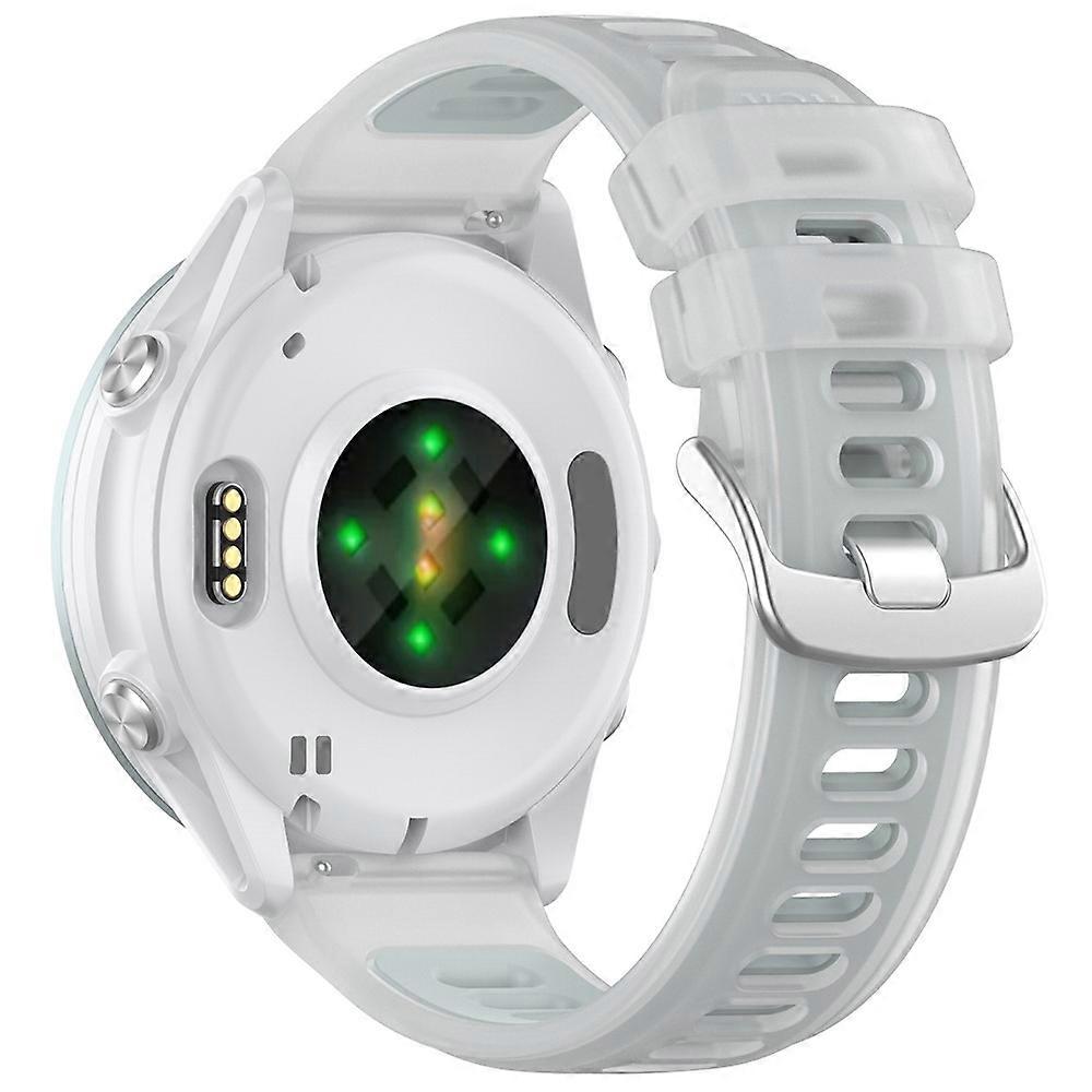 Replacement Strap Compatible For Garmin Forerunner 570 47mm / 970 / 265 / 265 Music / Venu 3 Jelly Color Design Soft TPU W