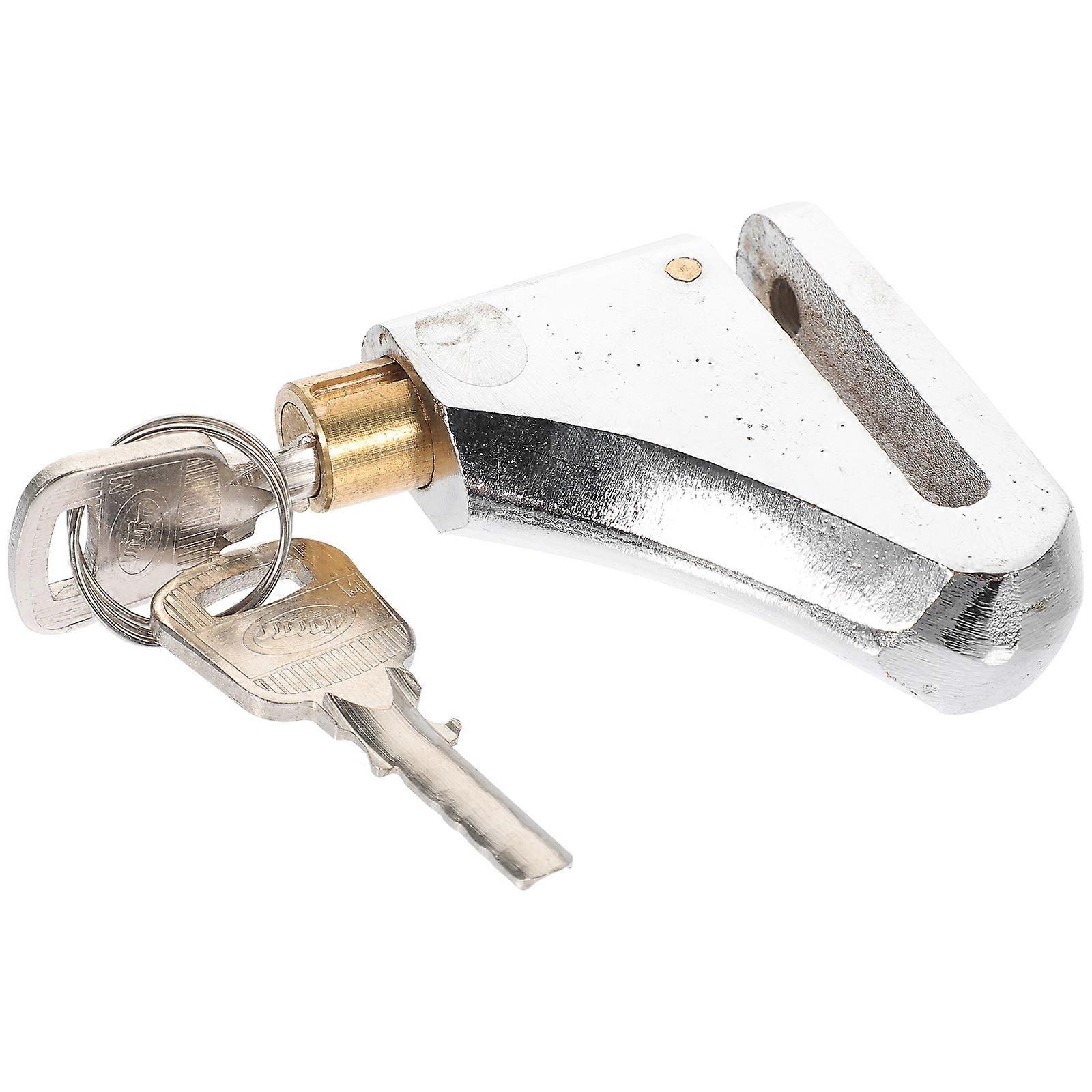 Bicycle Disc Brake Lock Outdoor Use Vehicle Protection Lightweight Copper 1Pack