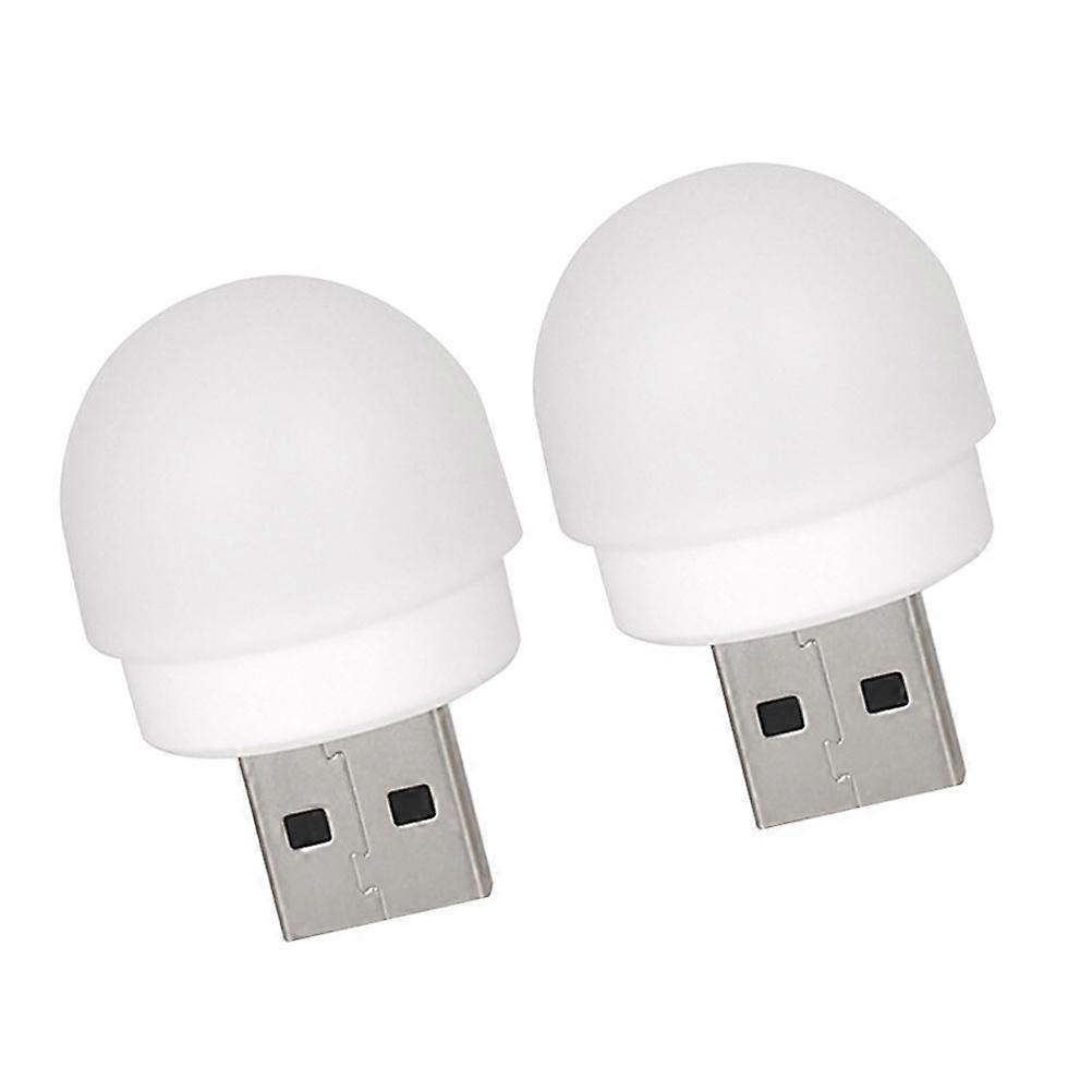 Led Mini Usb Lights For Night Scenes Simple Design White 370X250X250Cm 2Pcs