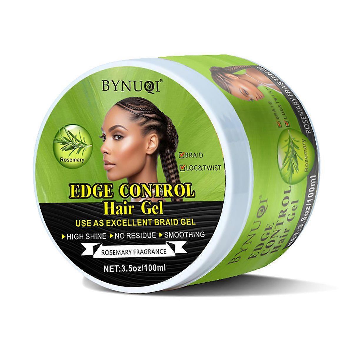 Braiding Gel Good for Twist, Locs, Braids, Edge No Flake Extra Hold High Shine Braid Gel & Edge Control, Loc Gel Long Lasting for Locks, Cornrows Smoo